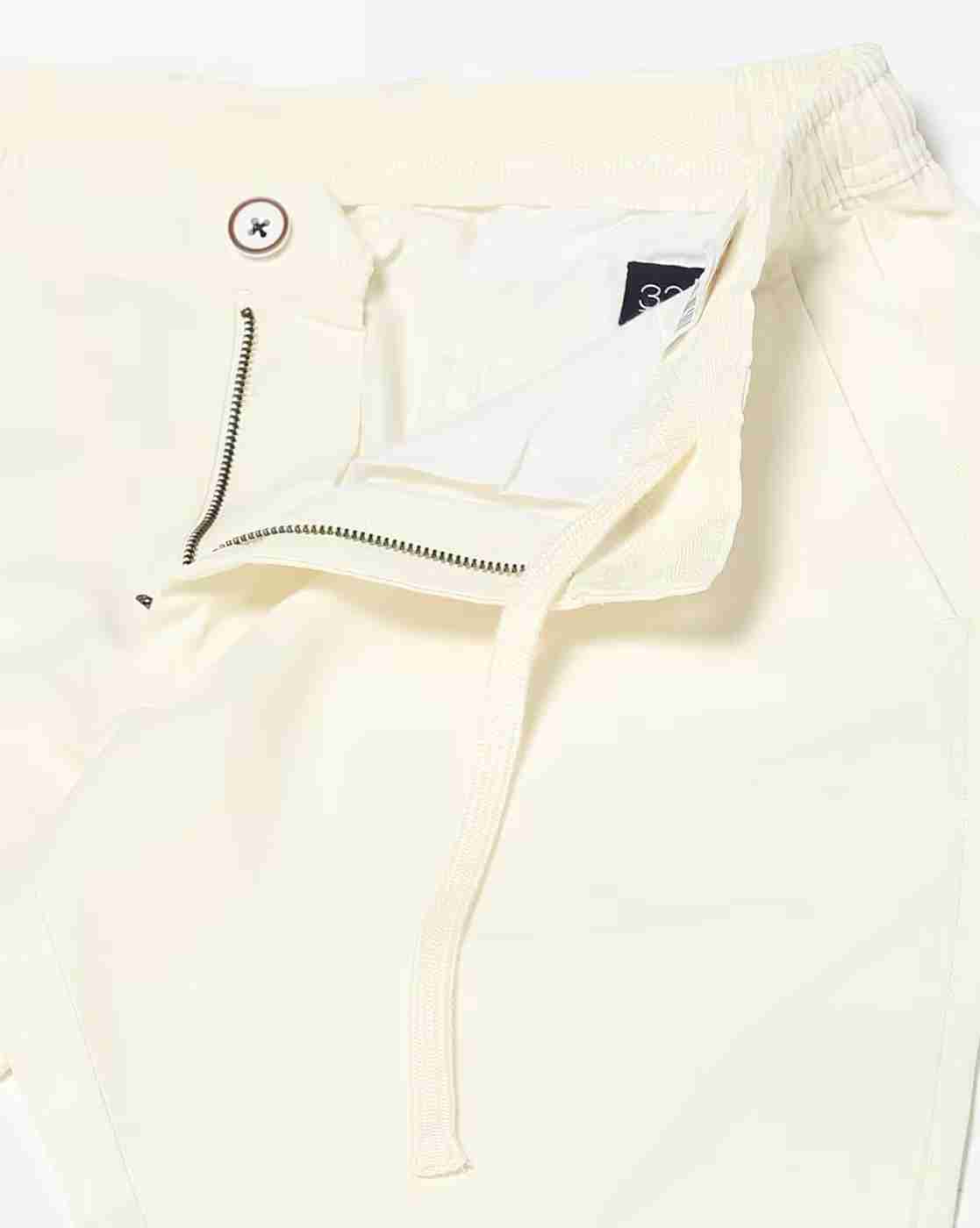 NETPLAY | Men Regular Fit Flat-Front Chinos|4