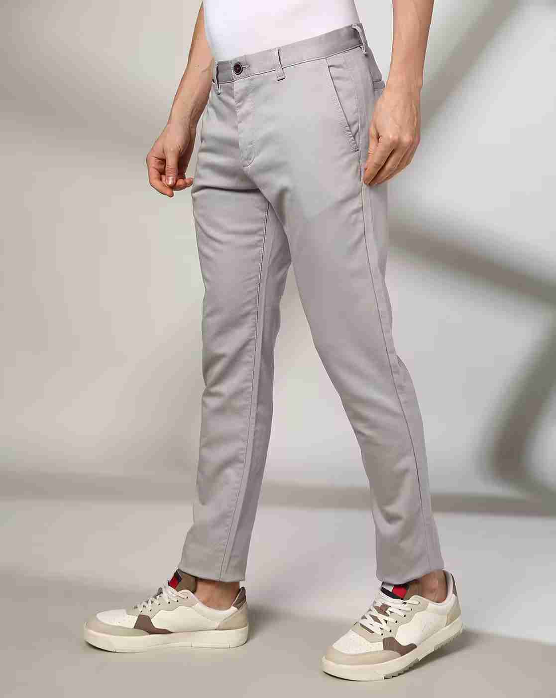 NETPLAY | Men Slim Fit Flat-Front Chinos|1