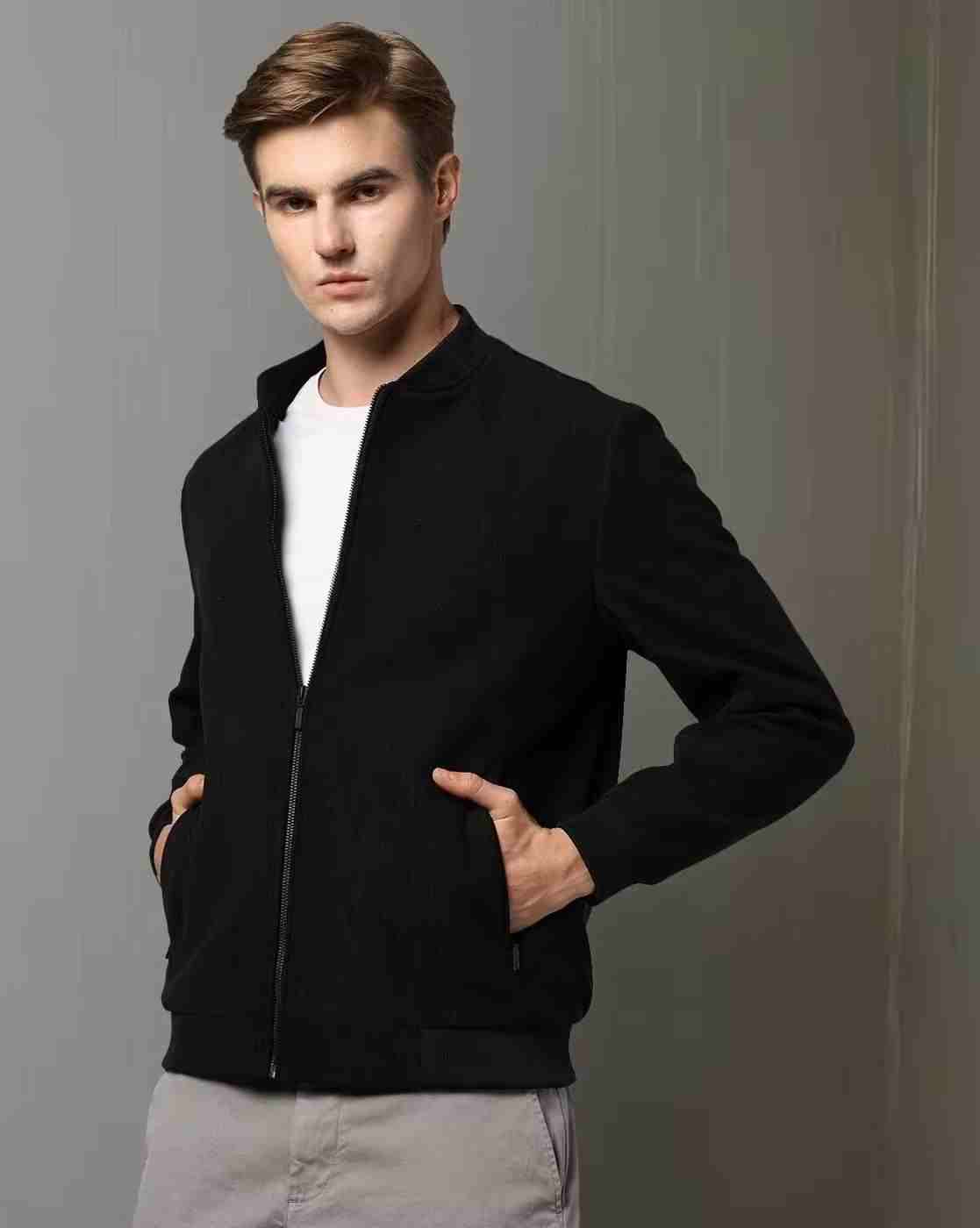 NETPLAY | Men Regular Fit Zip-Front Bomber Jacket|0