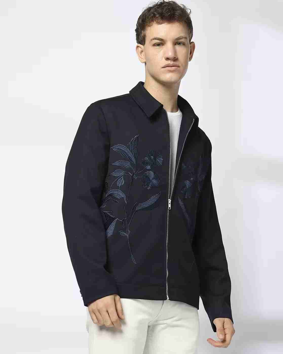 NETPLAY | Men Embroidered Regular Fit Jacket|0
