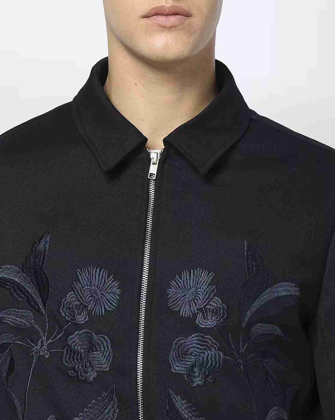 NETPLAY | Men Embroidered Regular Fit Jacket|4