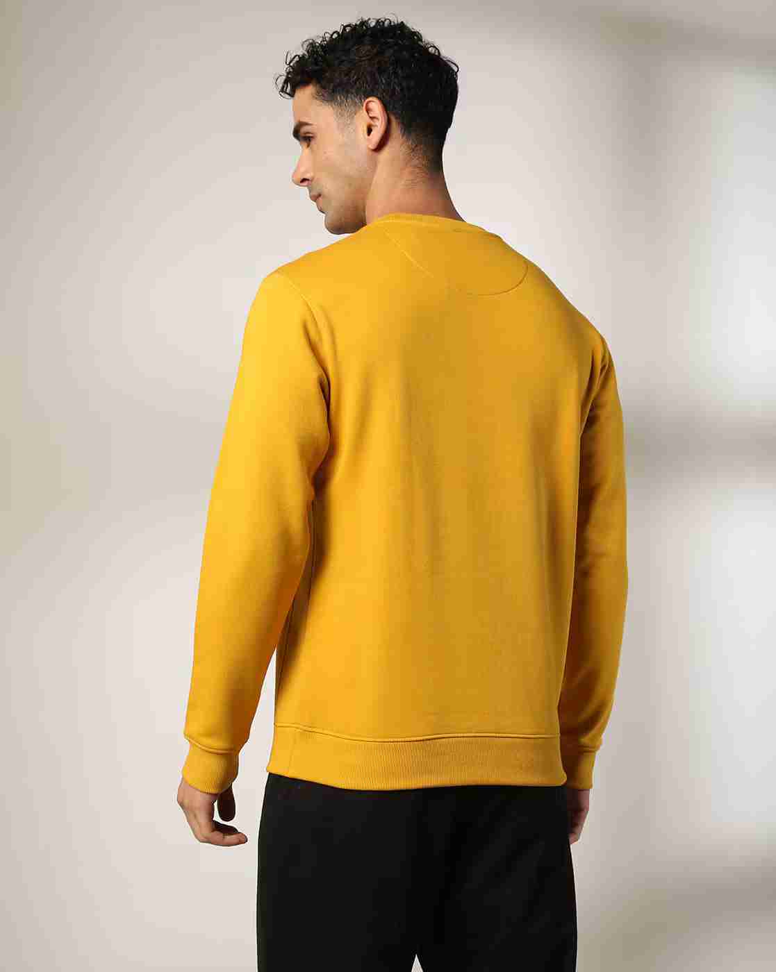 NETPLAY | Men Regular Fit Sweatshirt with Ribbed Hem|2