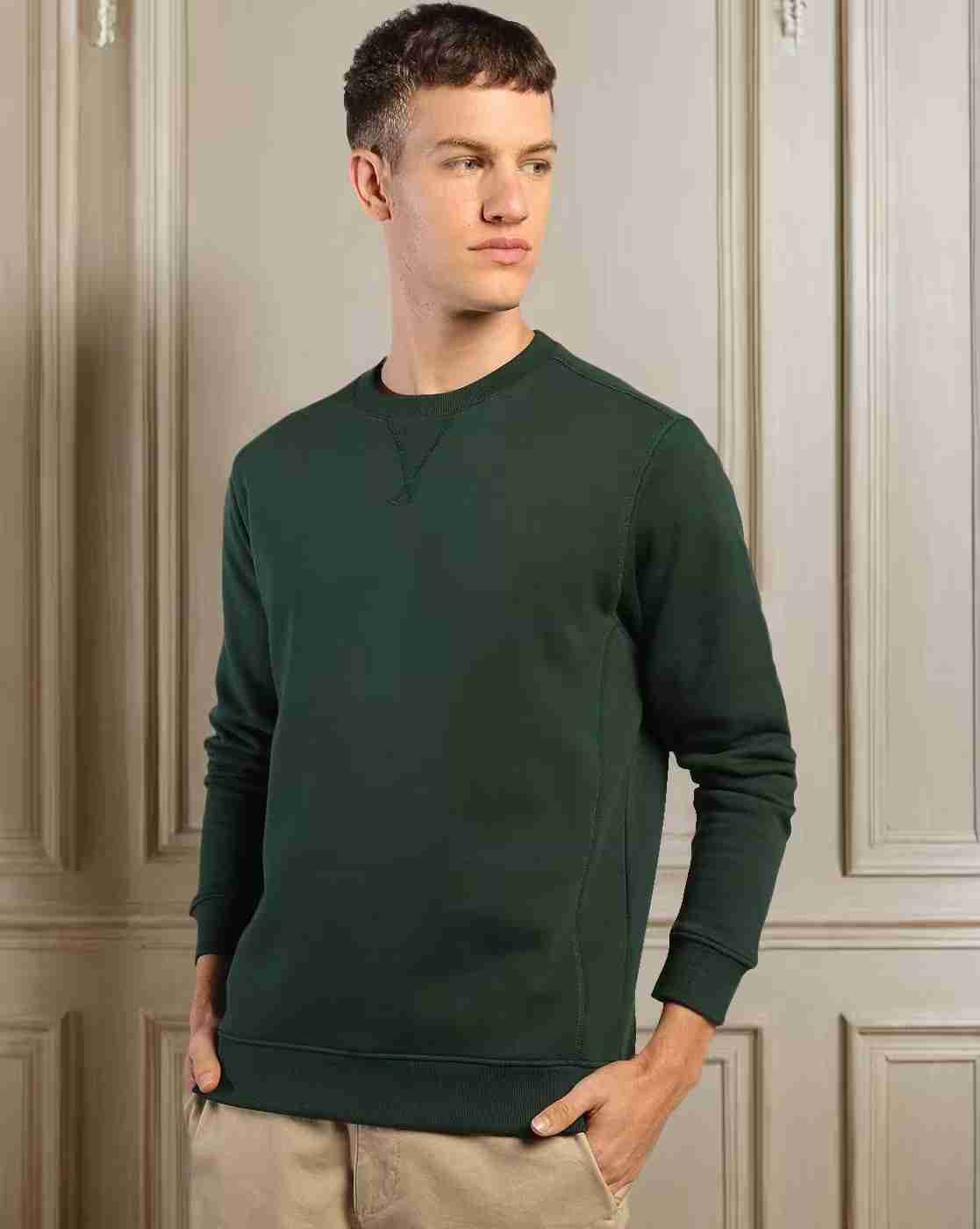 NETPLAY | Men Regular Fit Sweatshirt with Ribbed Hem|0