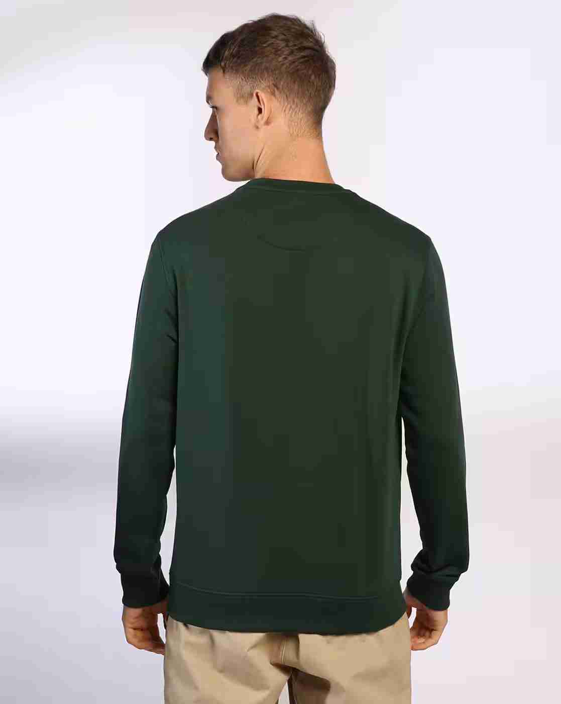 NETPLAY | Men Regular Fit Sweatshirt with Ribbed Hem|3