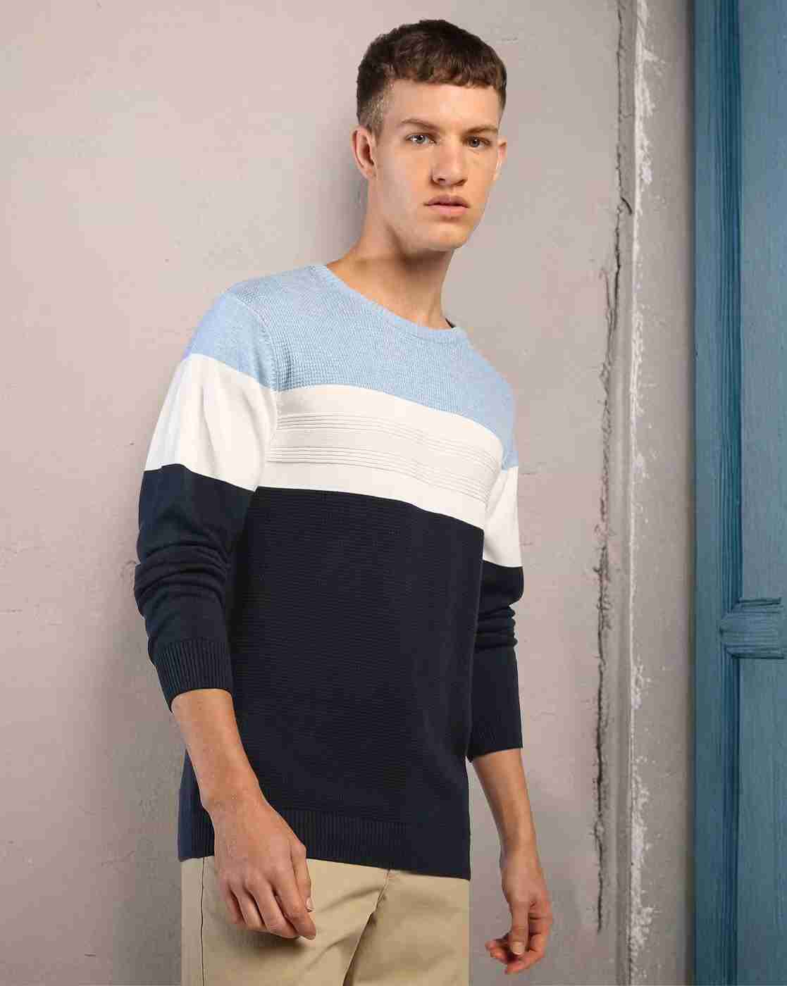 NETPLAY | Men Colourblock Regular Fit Crew- Neck T-Shirt|0