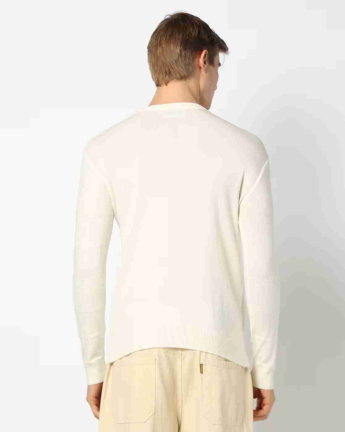 NETPLAY | Men Checked Regular Fit Pullover|2