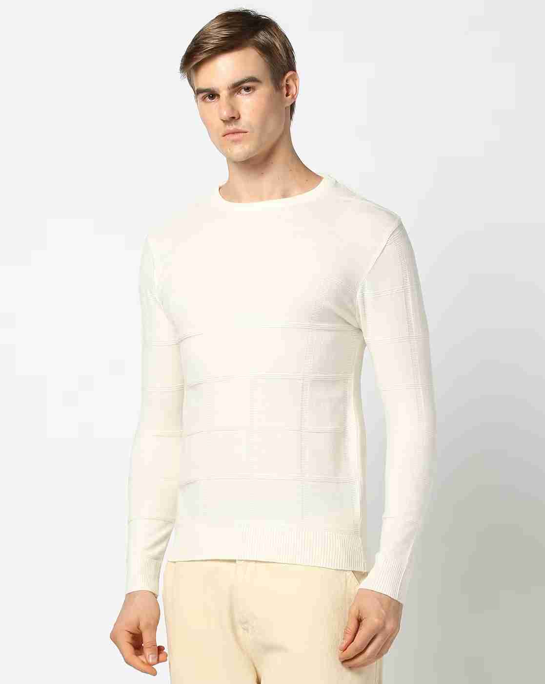 NETPLAY | Men Checked Regular Fit Pullover|3