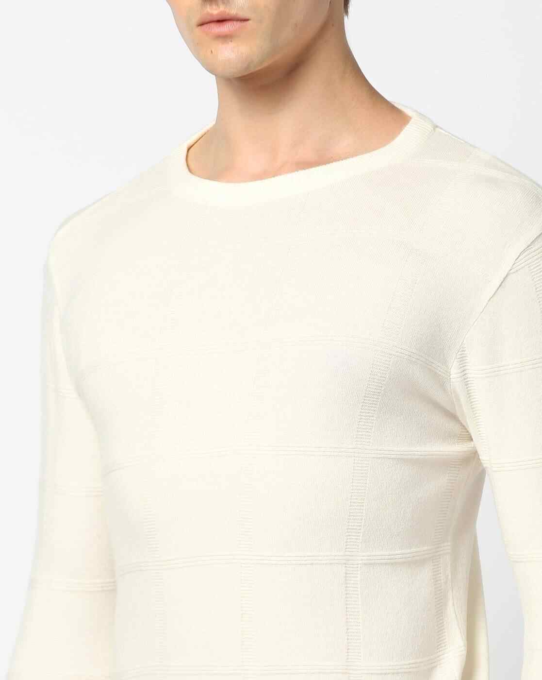 NETPLAY | Men Checked Regular Fit Pullover|4