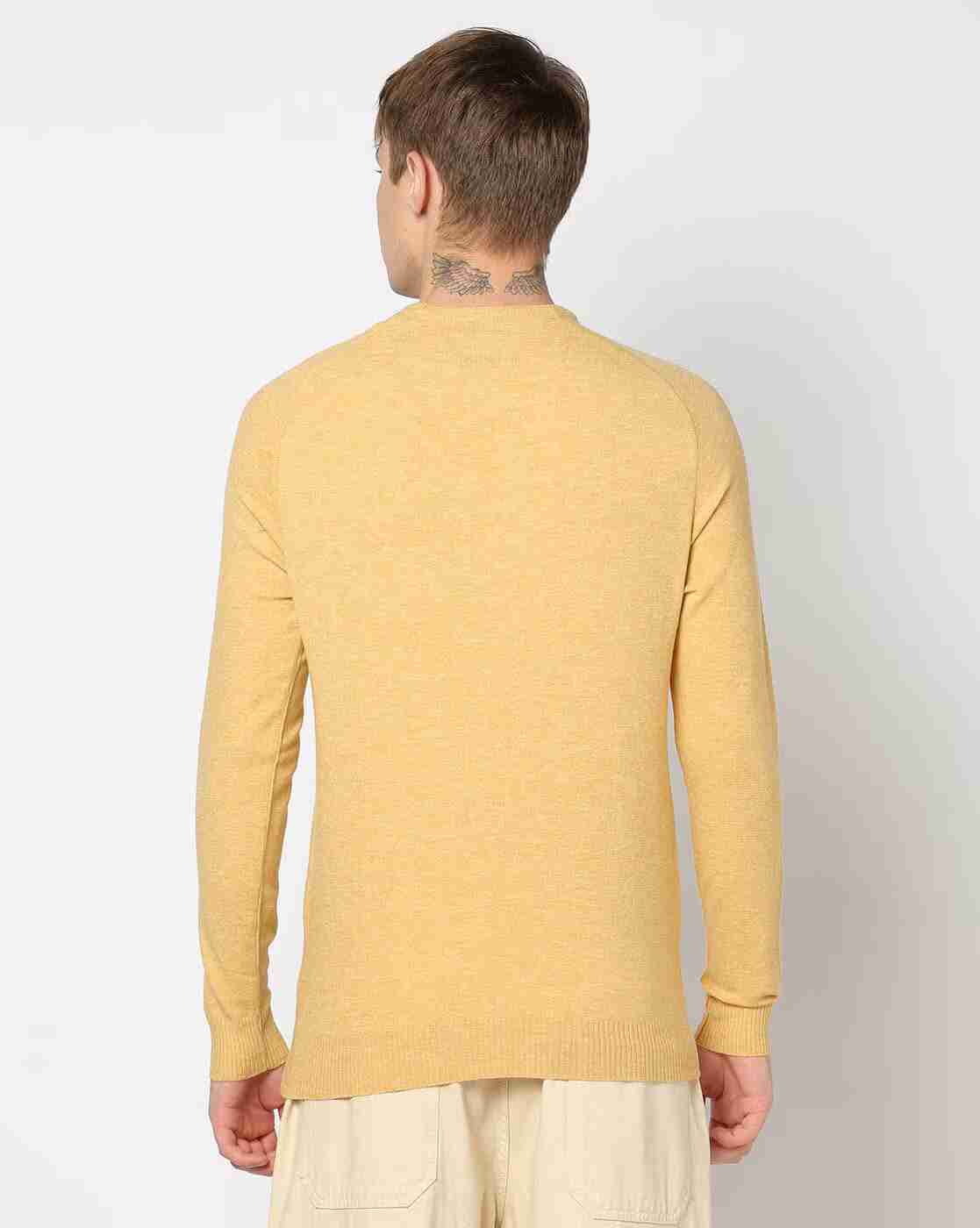 NETPLAY | Men Ribbed Regular Fit Crew-Neck T-Shirt|2