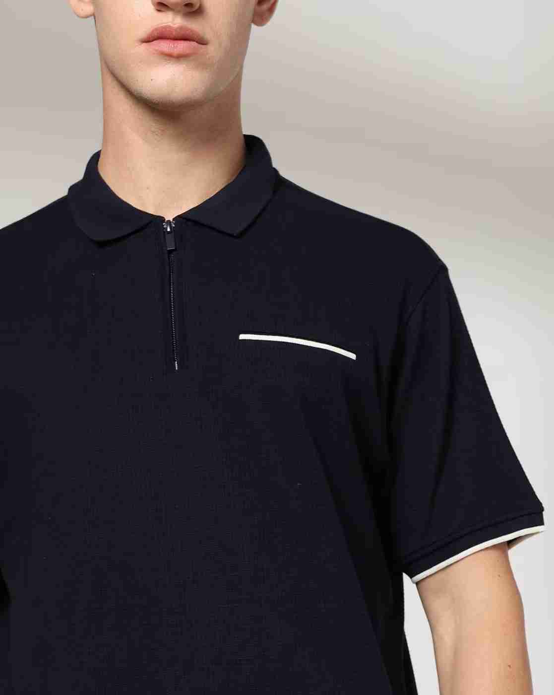 NETPLAY | Men Structured Regular Fit Polo T-Shirt with Welt Pocket|4