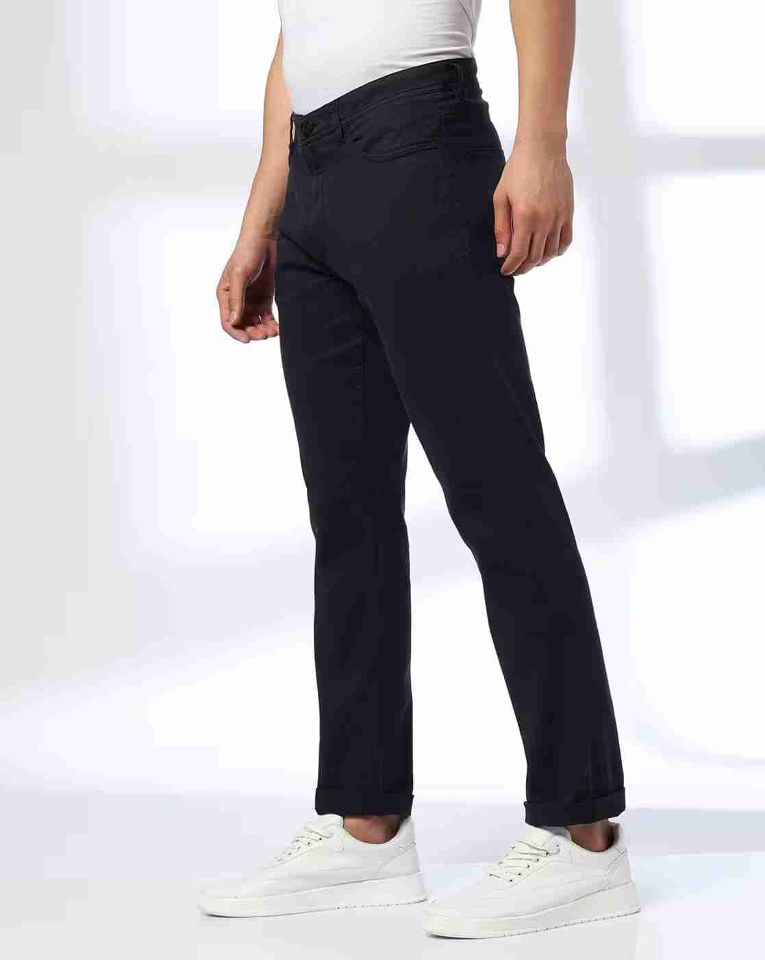 NETPLAY | Men Flat-Front Tapered Fit Chinos|1