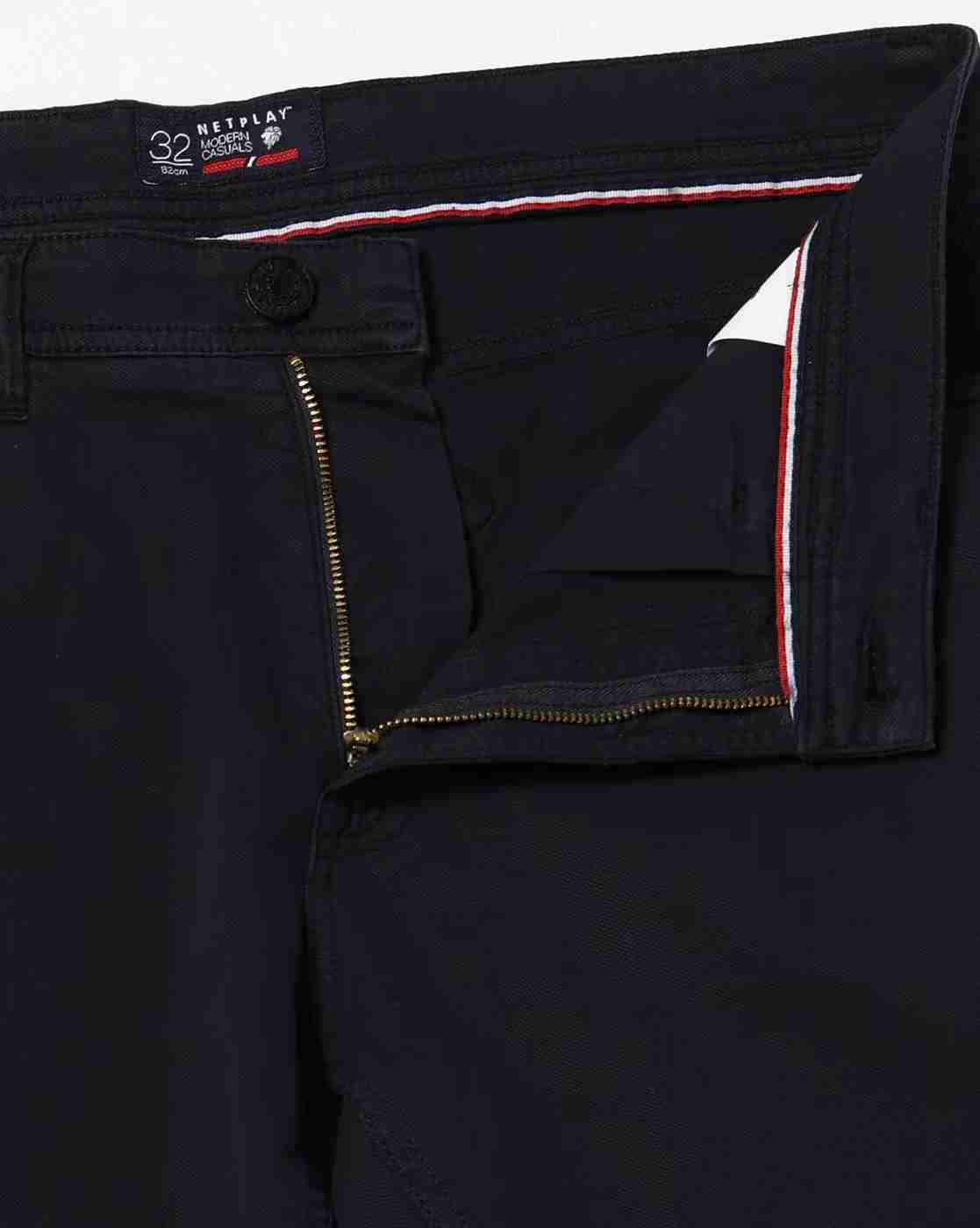 NETPLAY | Men Flat-Front Tapered Fit Chinos|4