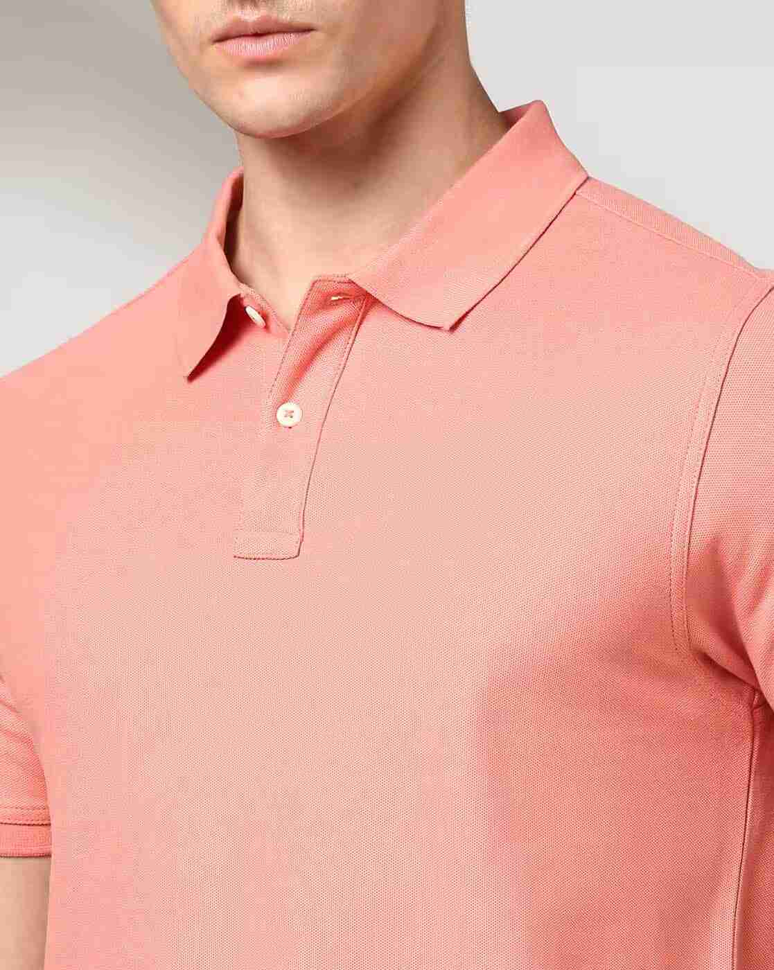 NETPLAY | Men Slim Fit Cotton Polo T-Shirt|3