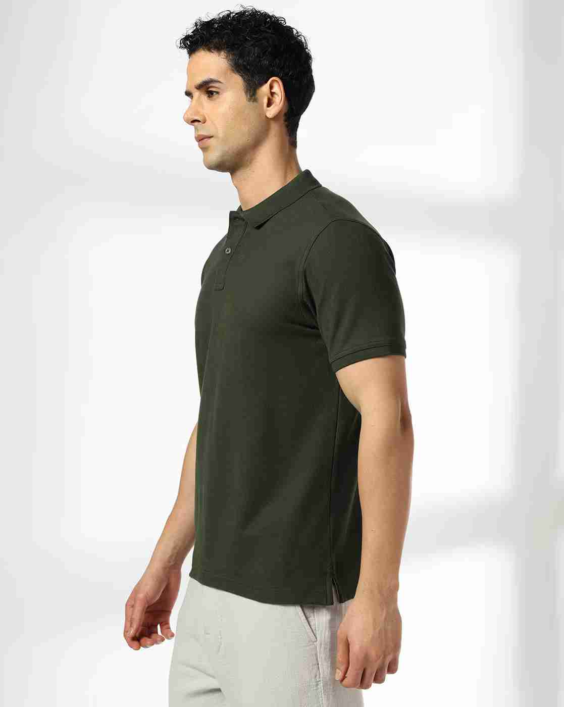 NETPLAY | Men Slim Fit Cotton Polo T-Shirt|2