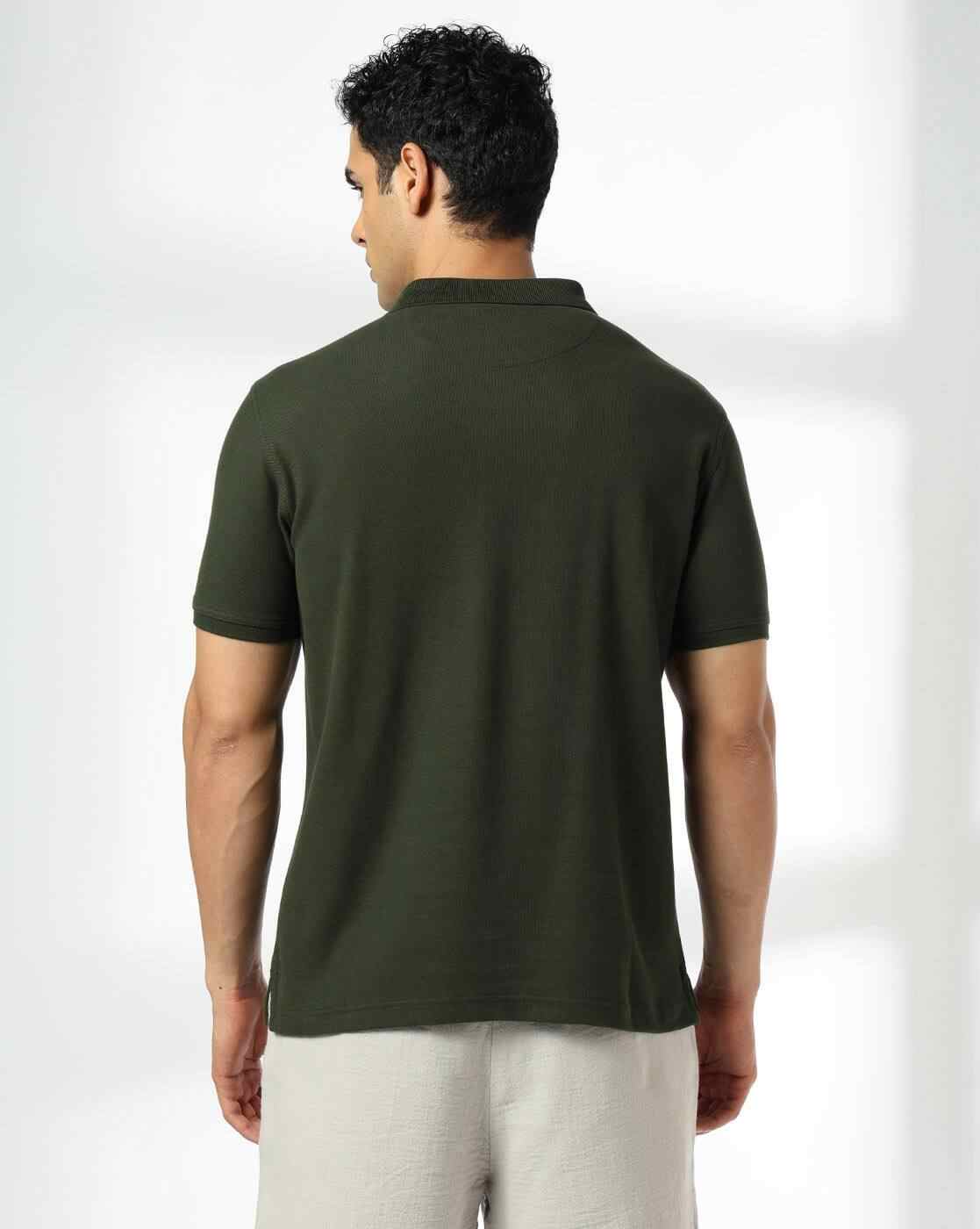 NETPLAY | Men Slim Fit Cotton Polo T-Shirt|3