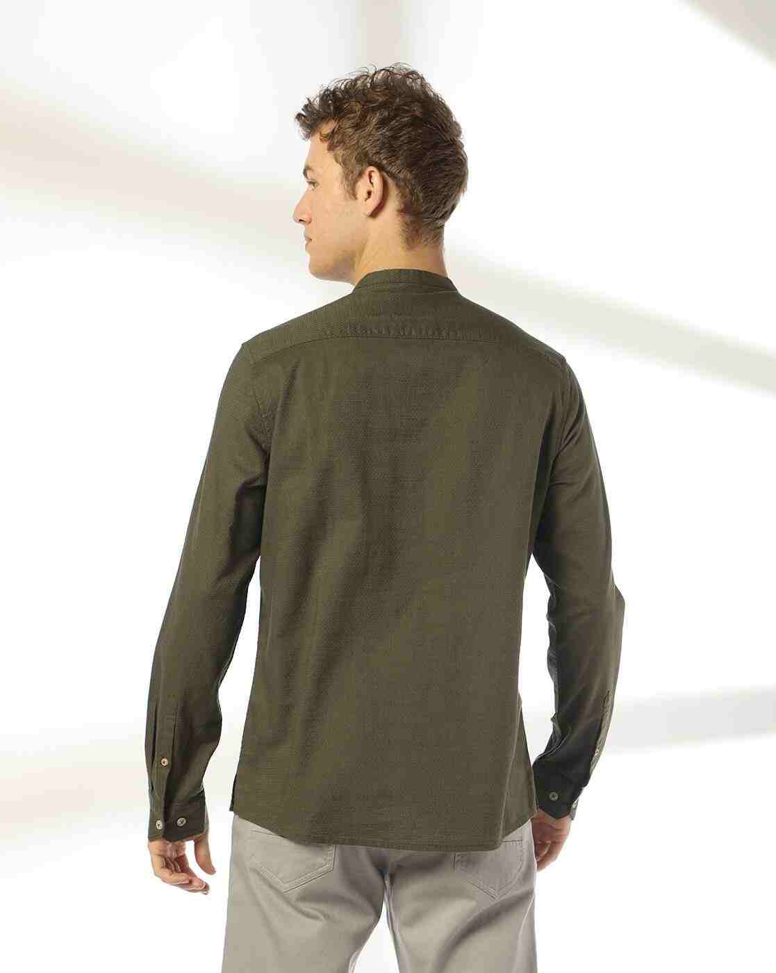 NETPLAY | Men Smart Fit Cotton Shirt|3