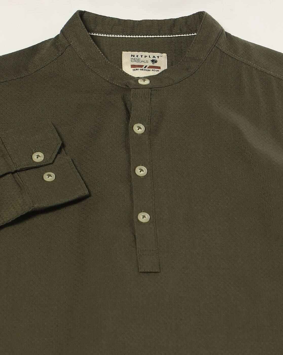 NETPLAY | Men Smart Fit Cotton Shirt|5