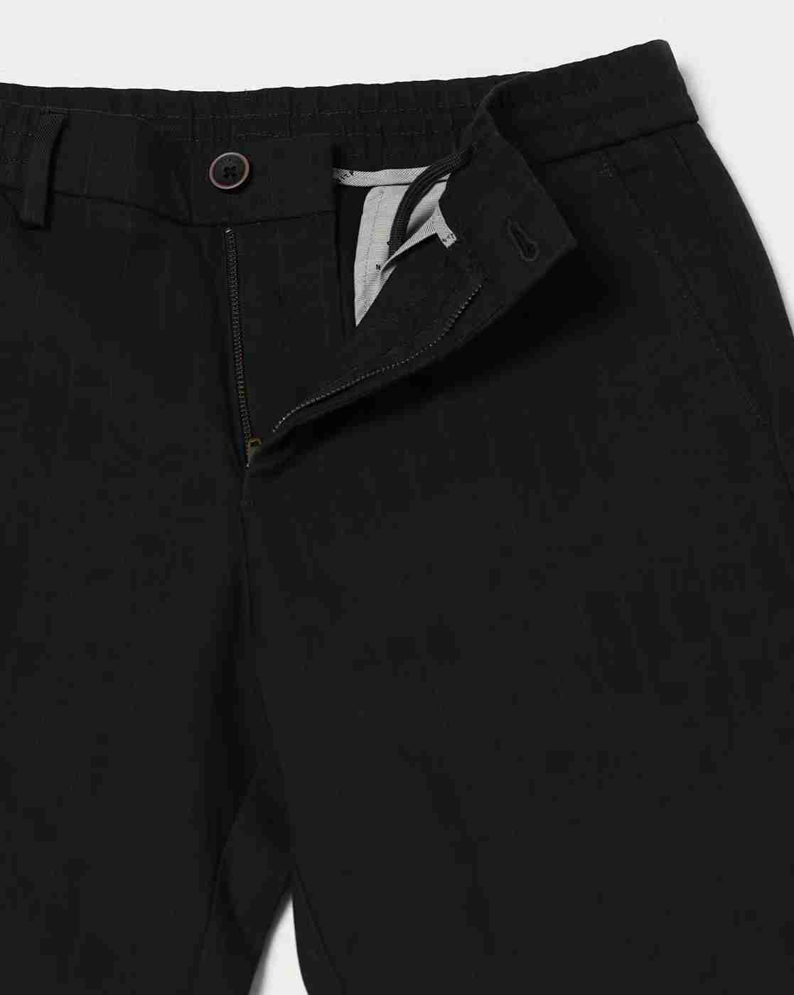 NETPLAY | Men Broad Striped Cropped Fit Flat-Front Chinos|4