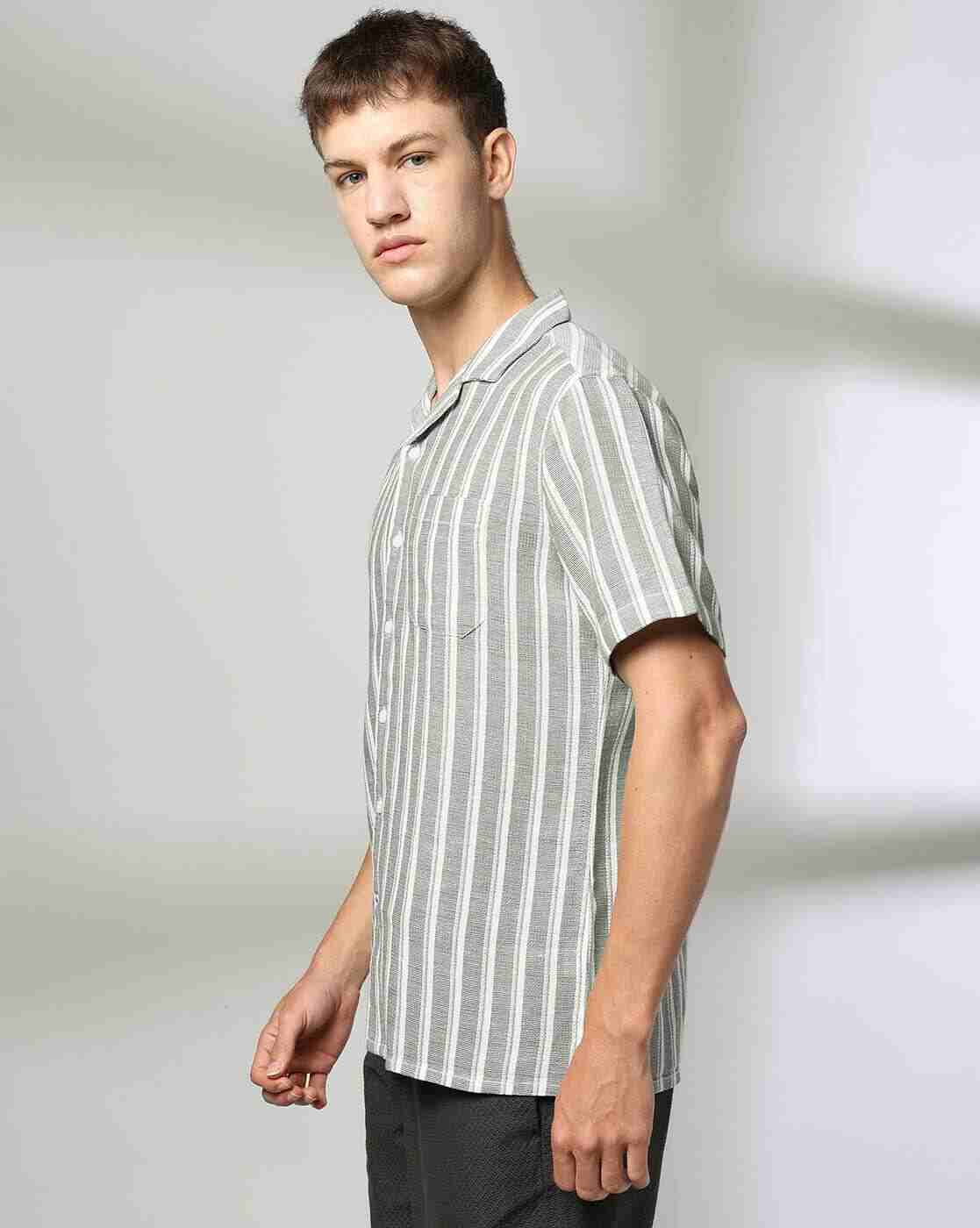 NETPLAY | Men Striped Smart Fit Shirt|1