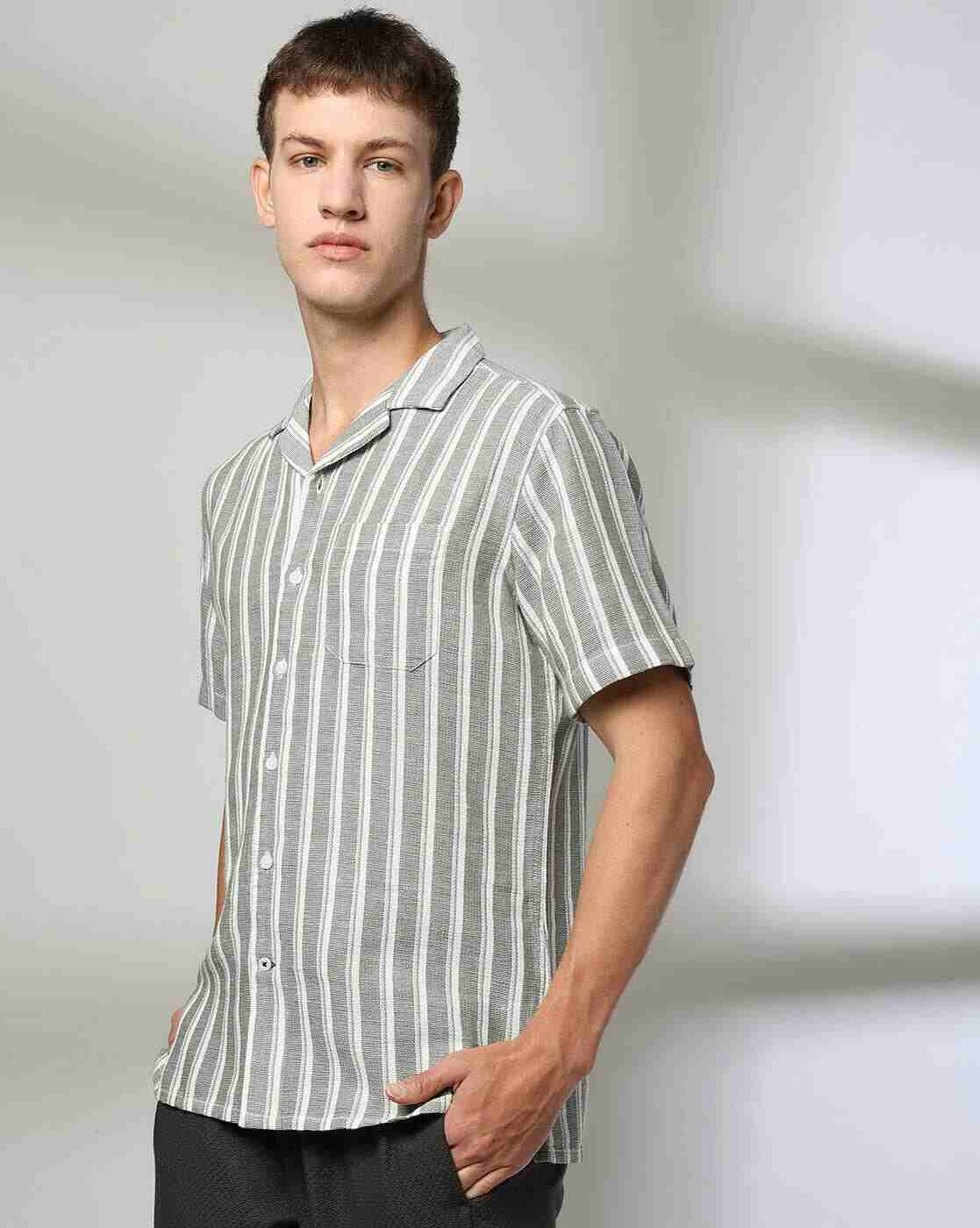 NETPLAY | Men Striped Smart Fit Shirt|3