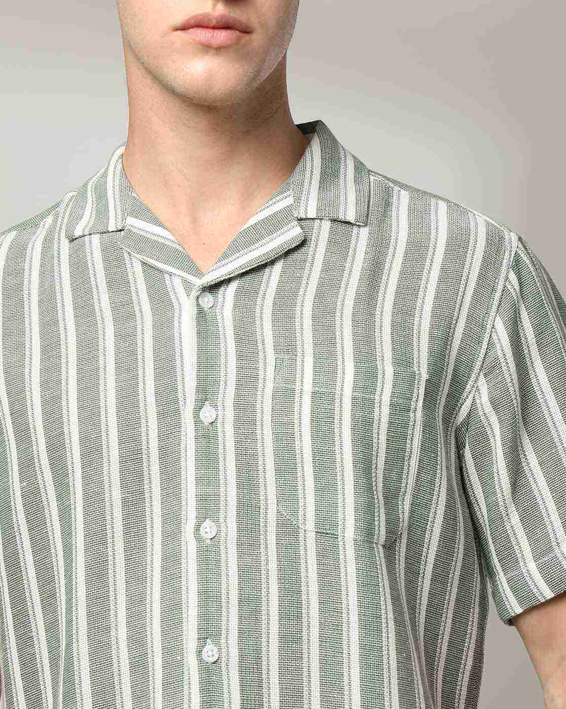 NETPLAY | Men Striped Smart Fit Shirt|4
