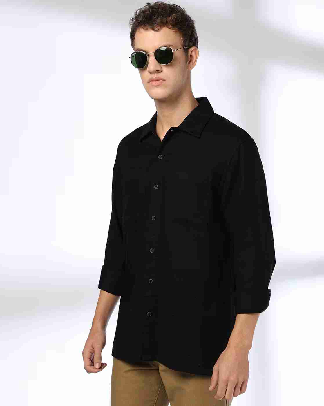 NETPLAY | Men Regular Fit Shacket with Patch Pockets|0