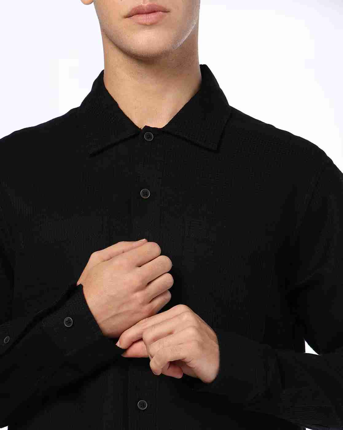 NETPLAY | Men Regular Fit Shacket with Patch Pockets|4