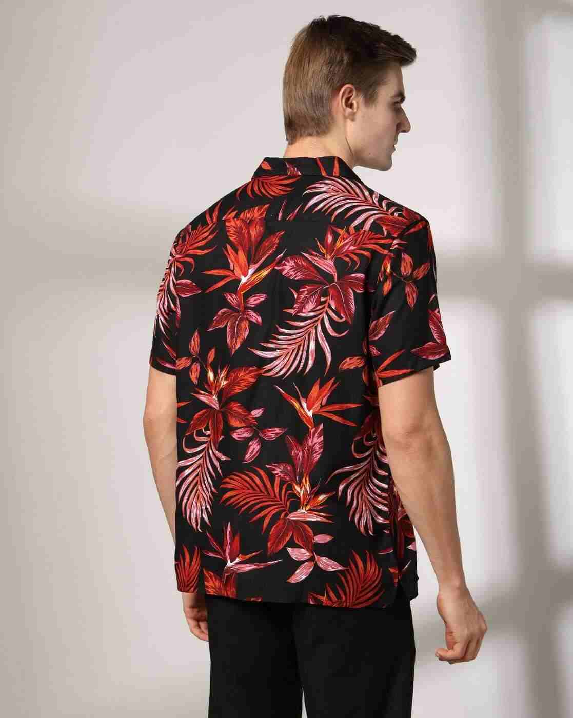 NETPLAY | Men Tropical Print Regular Fit Shirt|2