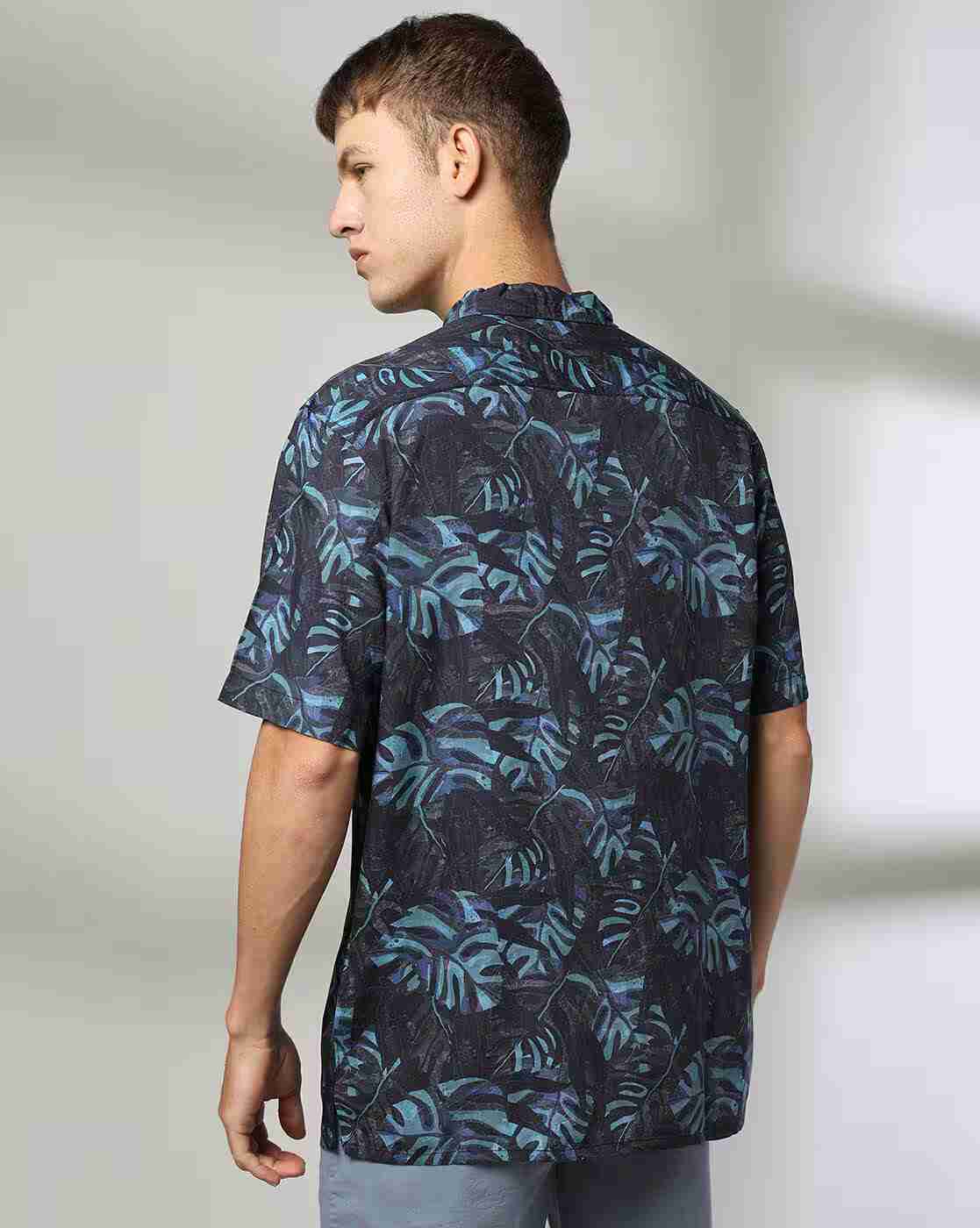 NETPLAY | Men Tropical Print Regular Fit Shirt|2