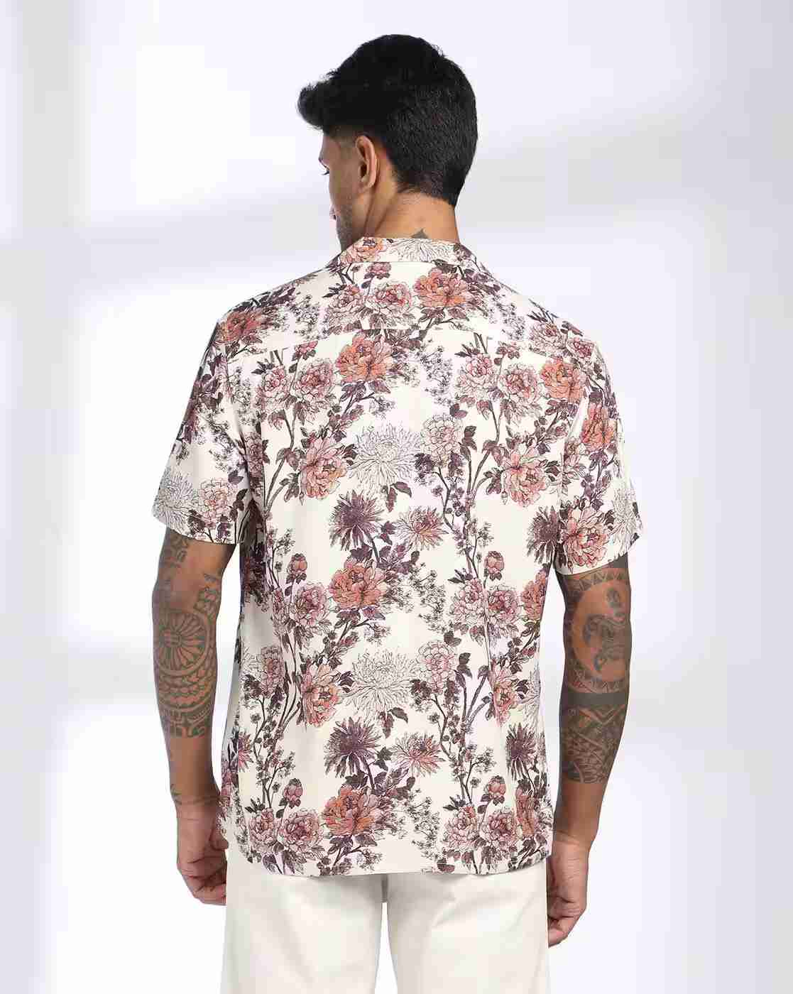NETPLAY | Men Resort Floral Print Regular Fit Shirt|2
