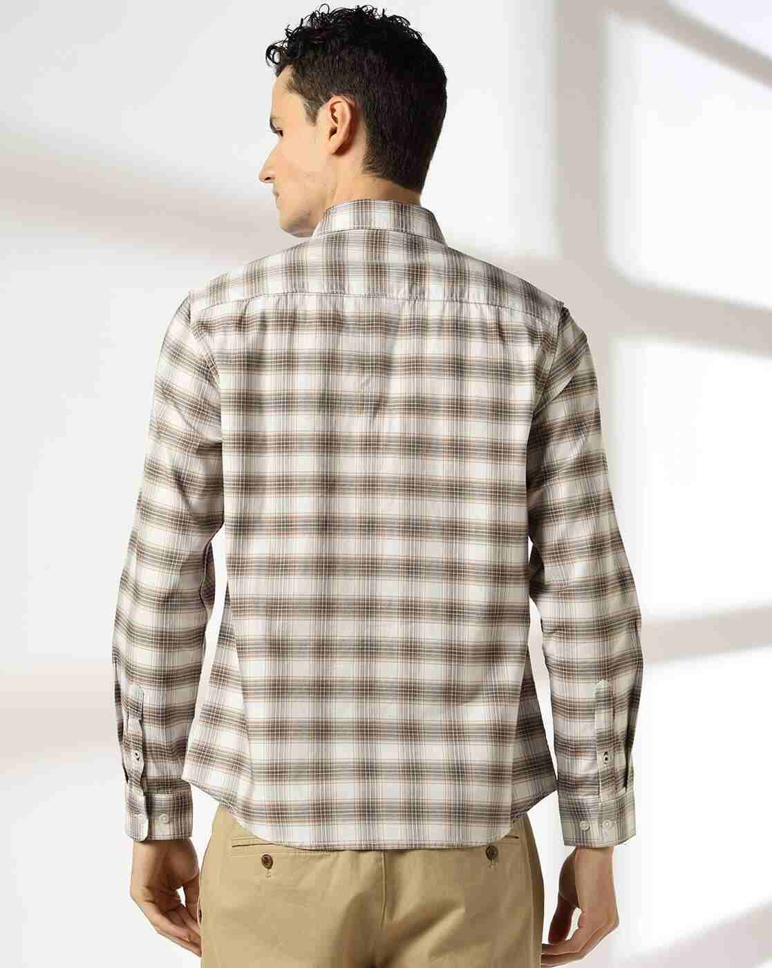 NETPLAY | Men Checked Slim Fit Shirt|2