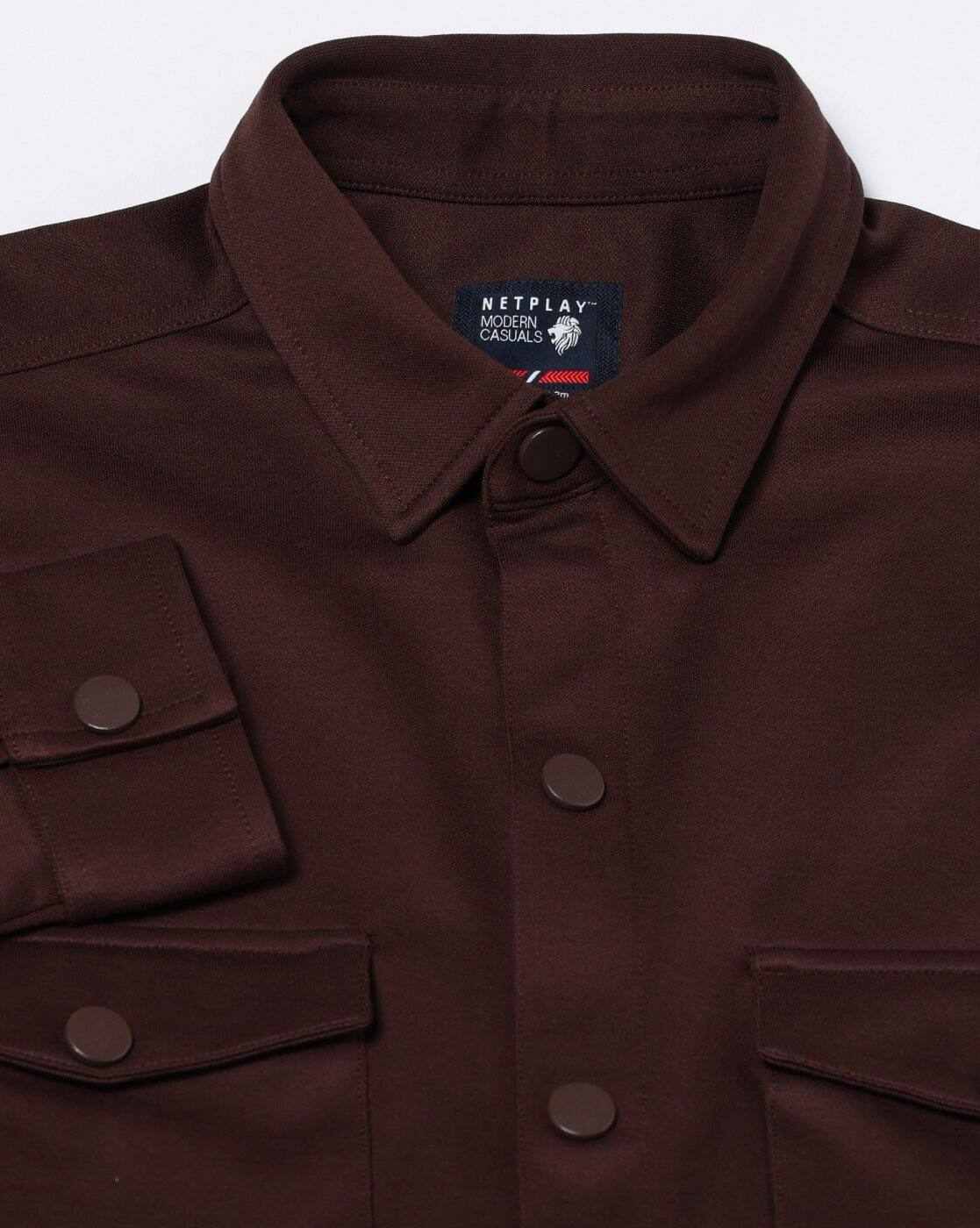 NETPLAY | Men Slim Fit Shacket|5