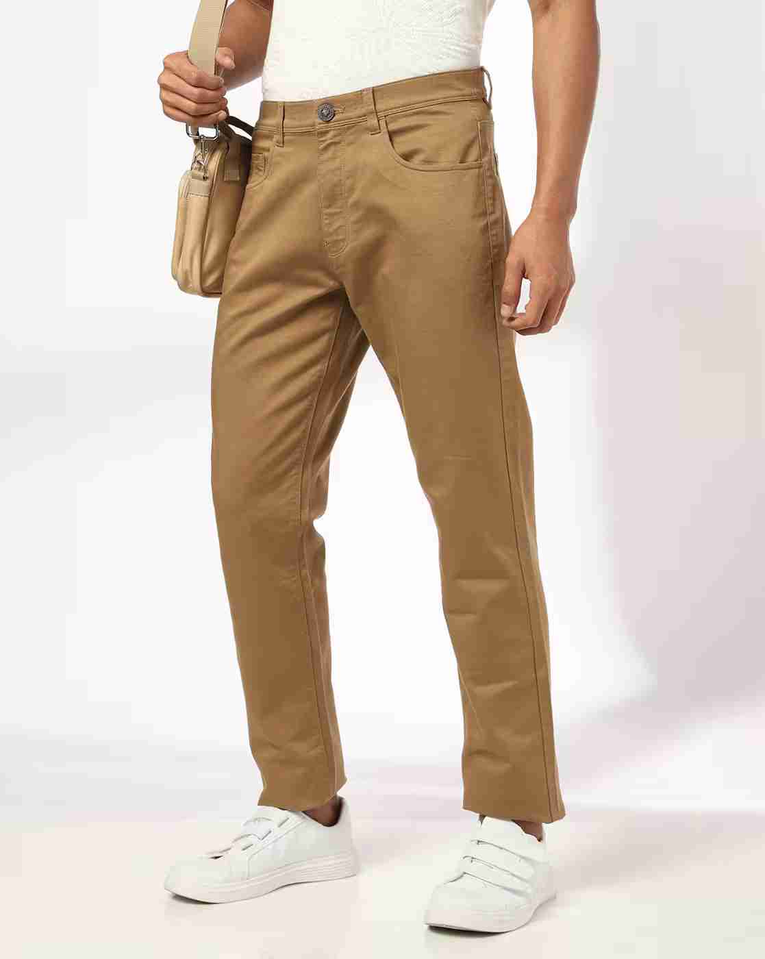 Men Tapered Fit Chinos