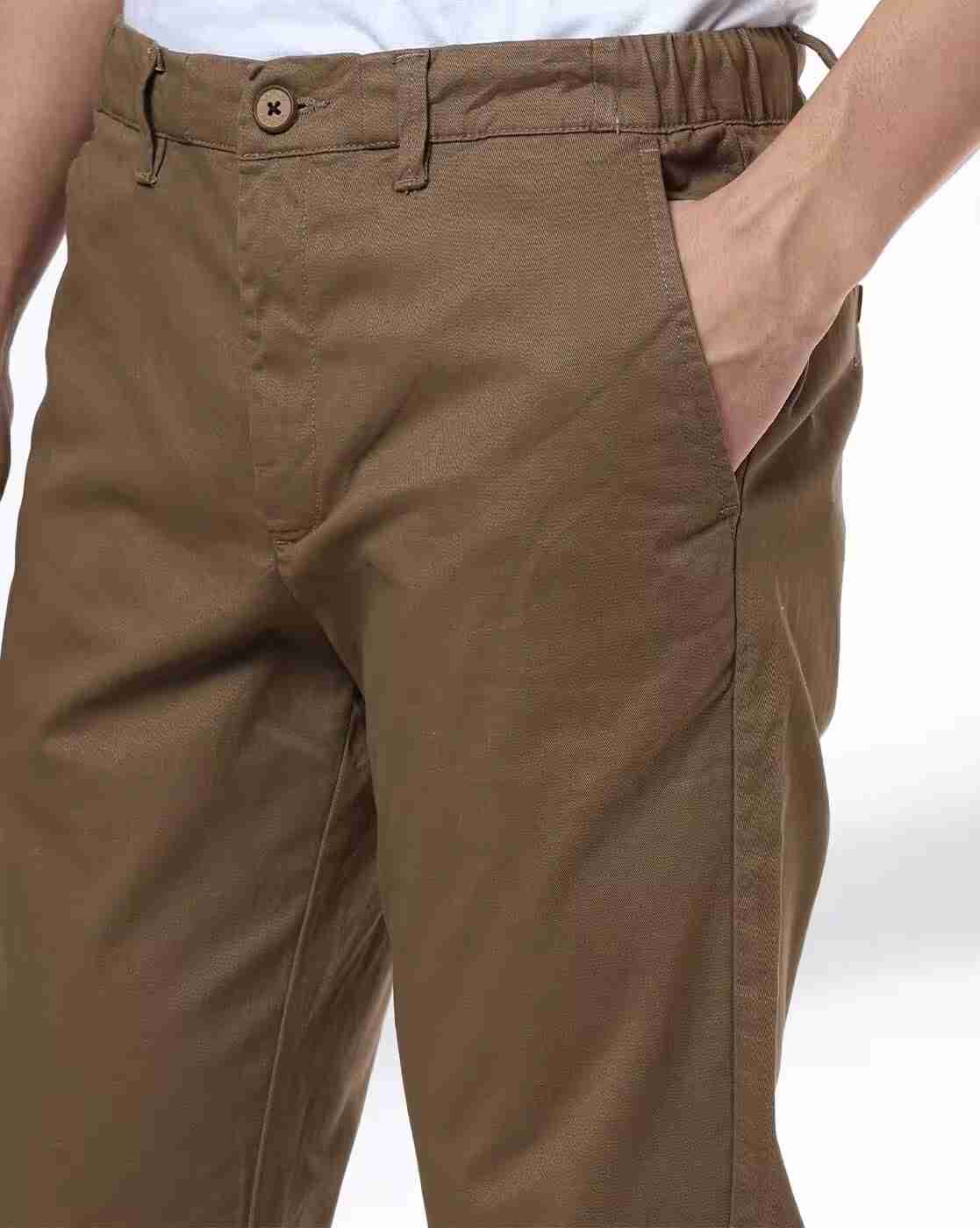 NETPLAY | Men Slim Fit Flat-Front Chinos|3