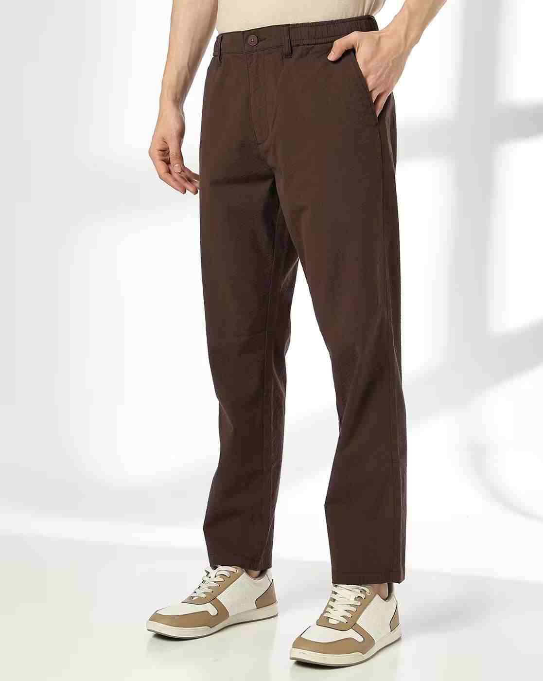 NETPLAY | Men Seersucker Regular Fit Chinos|0