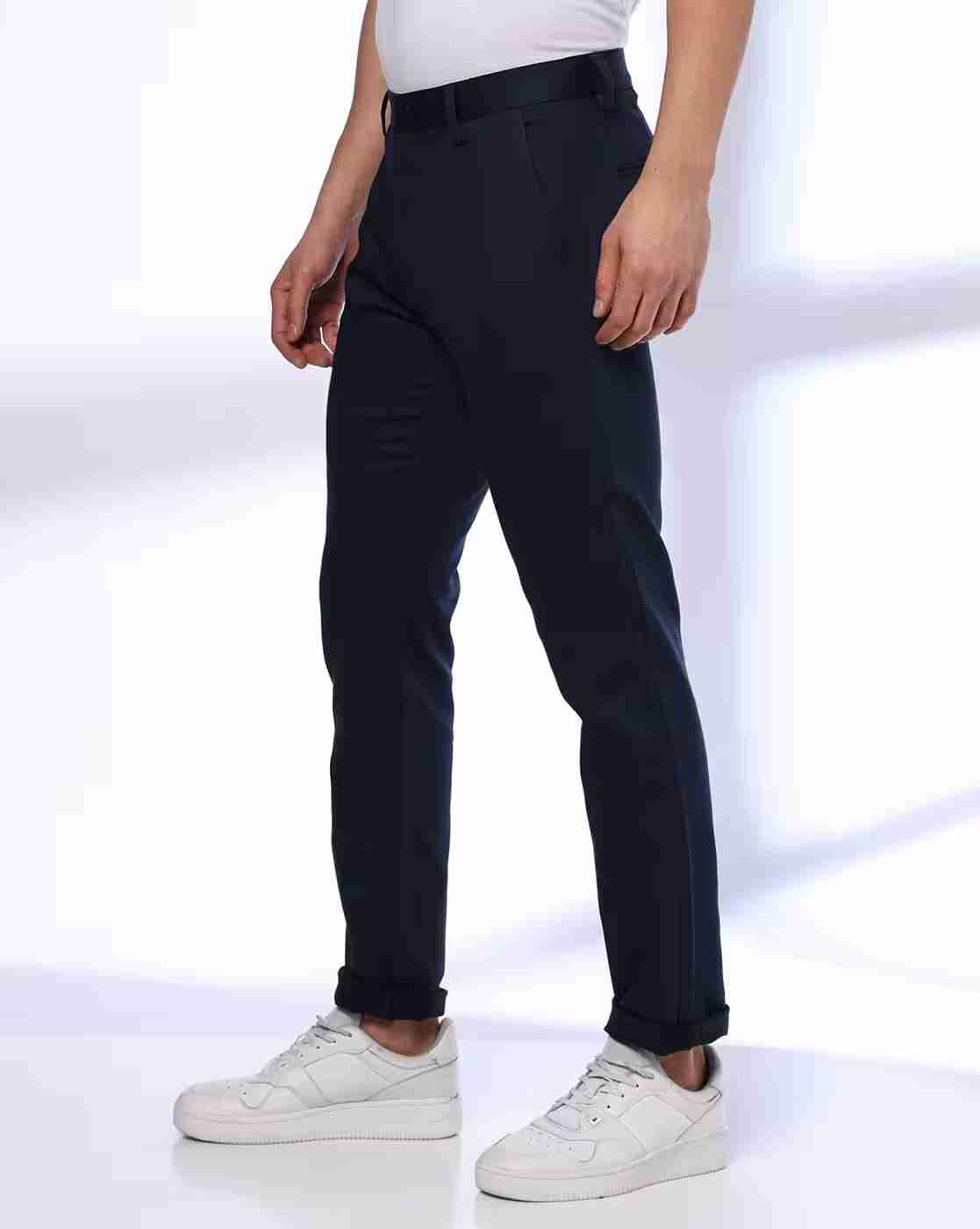 NETPLAY | Men Tapered Fit Flat-Front Chinos|1