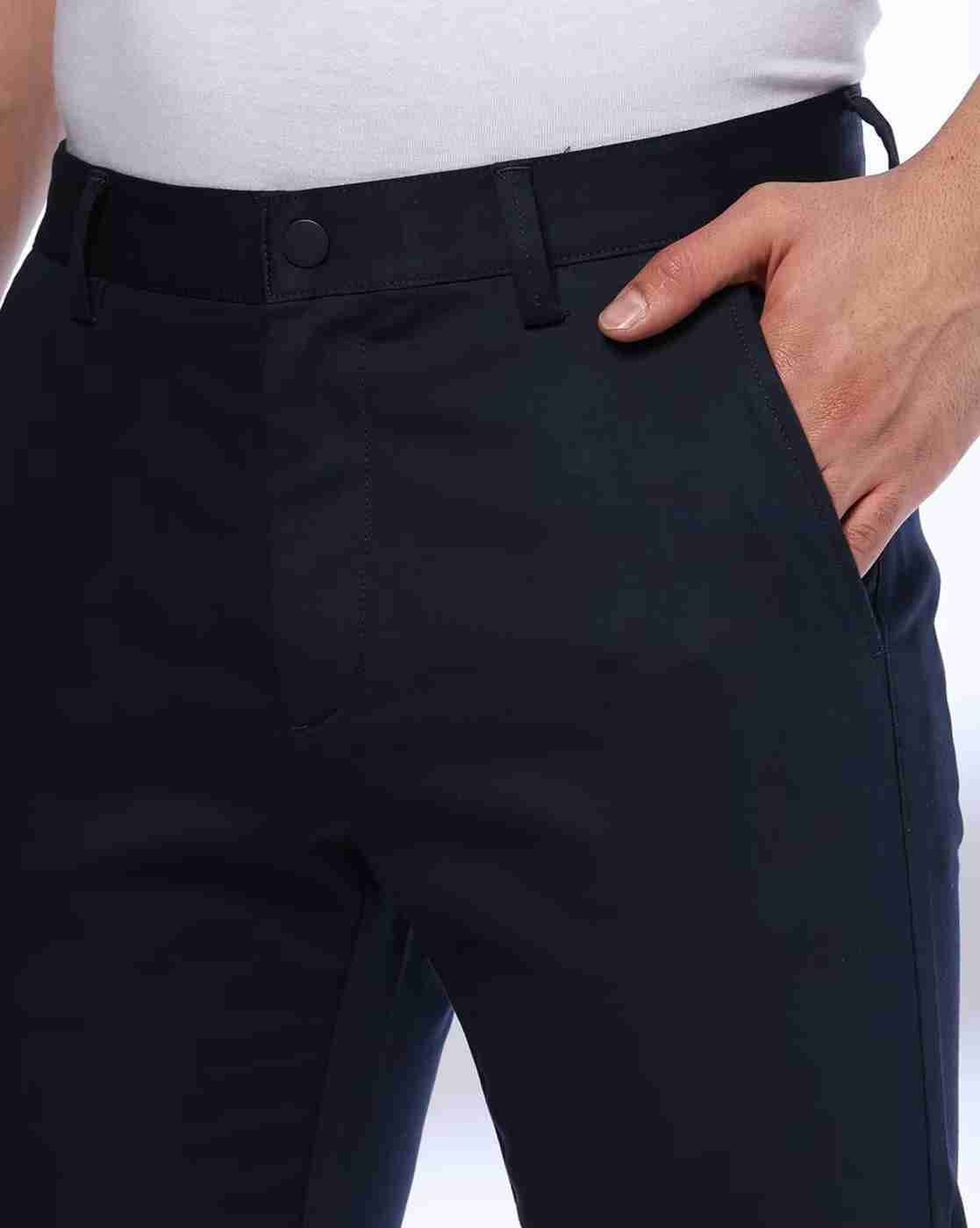 NETPLAY | Men Tapered Fit Flat-Front Chinos|3