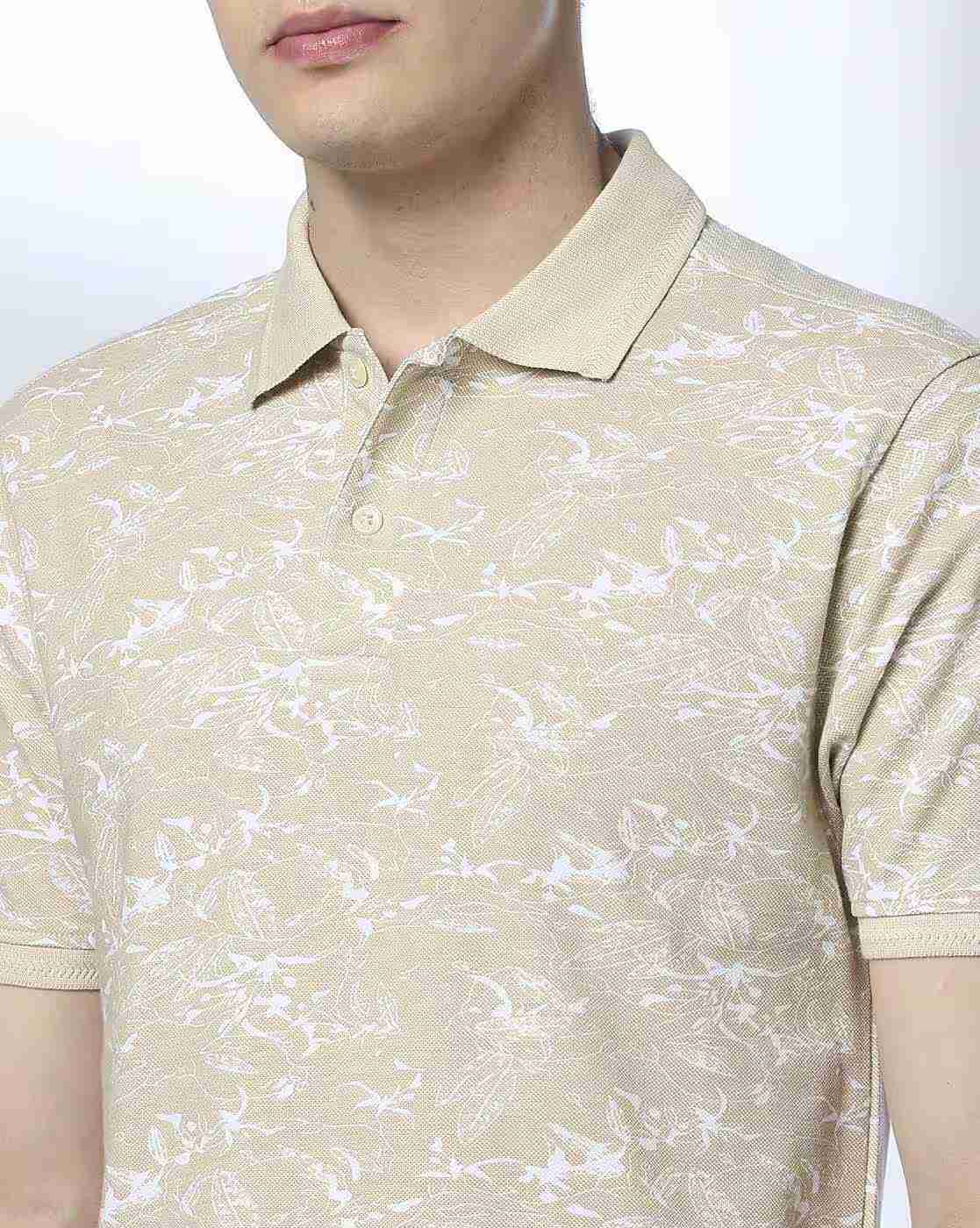 NETPLAY | Men Printed Slim Fit Polo T-Shirt|4
