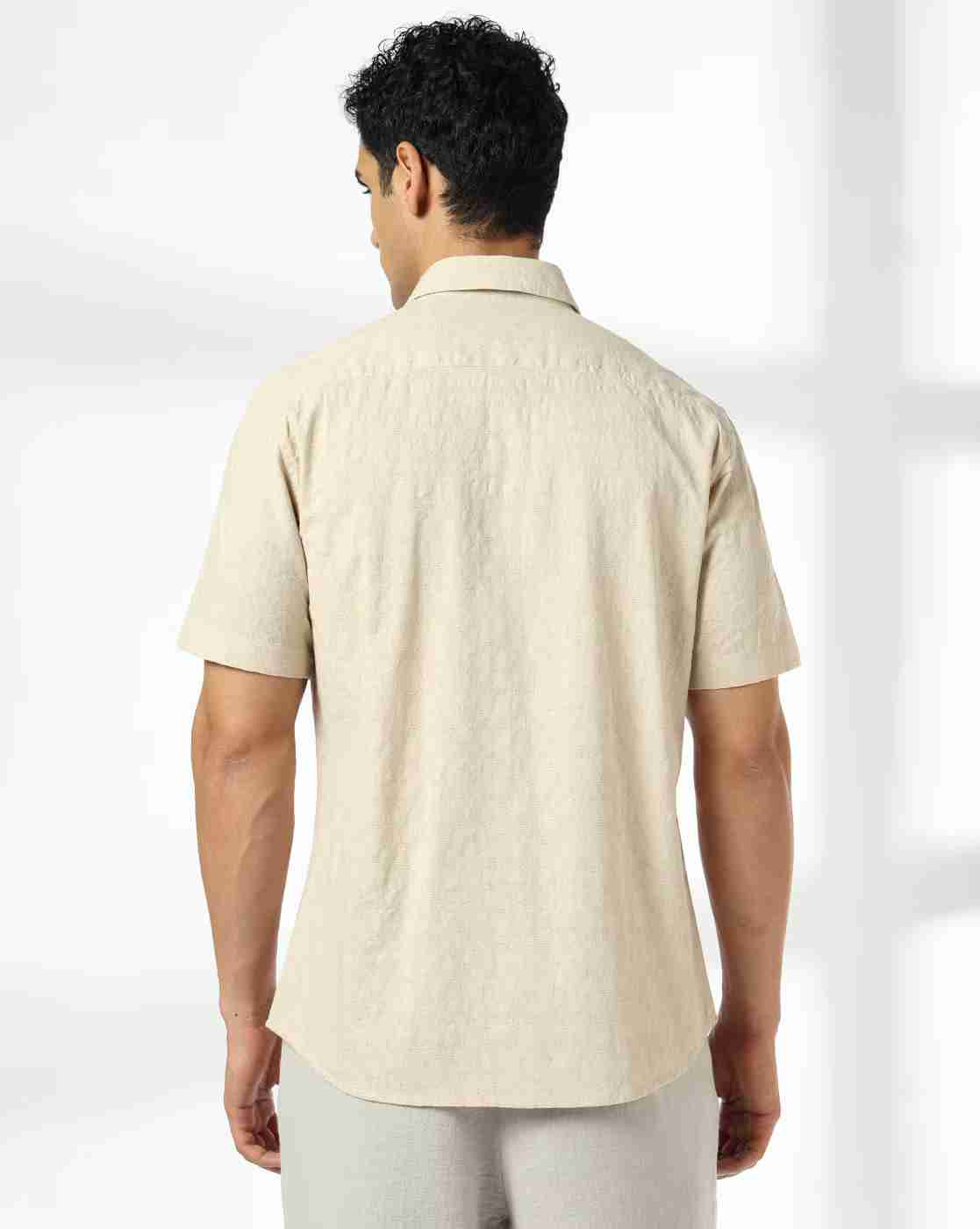 NETPLAY | Men Smart Fit Shirt with Patch Pocket|3