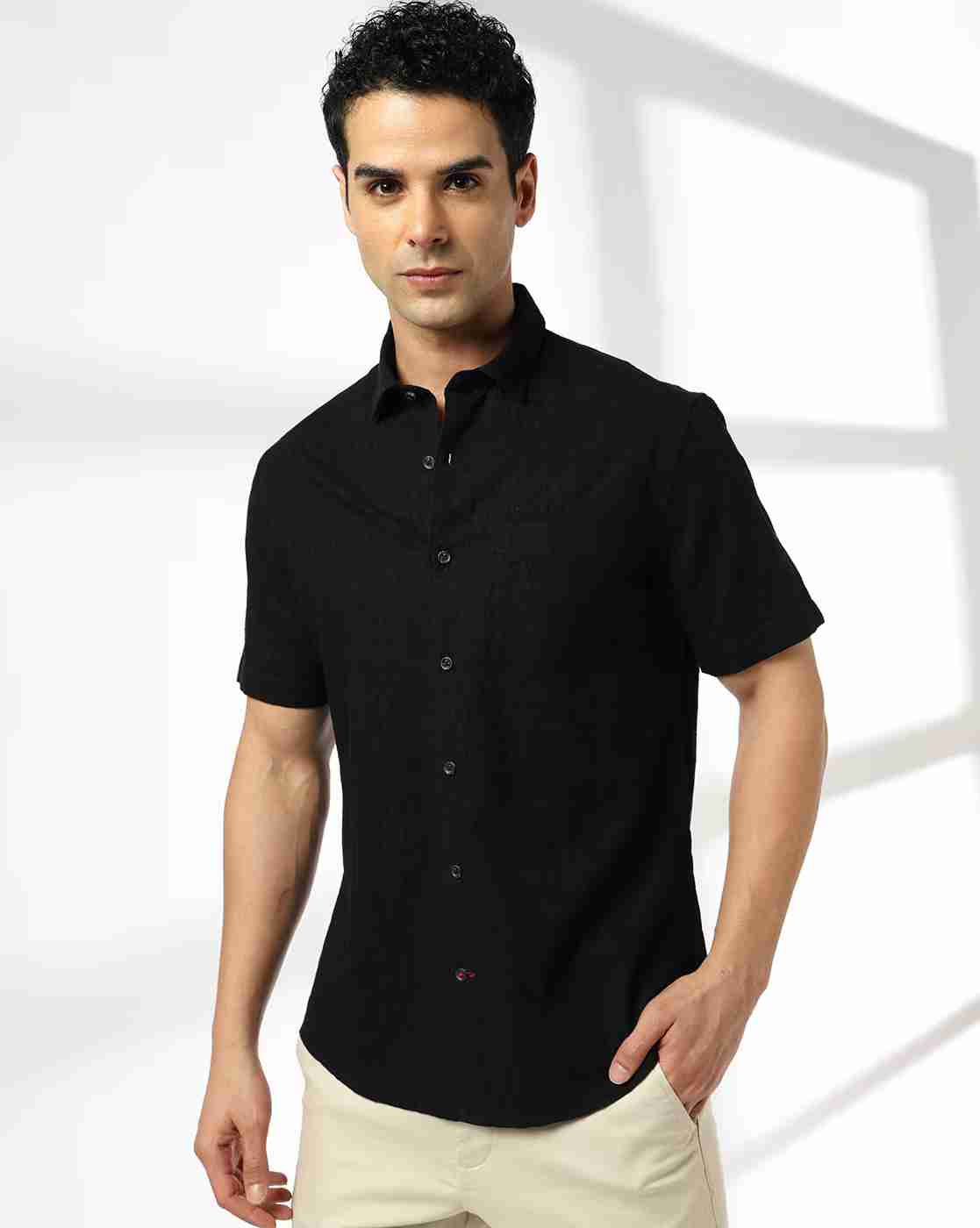 NETPLAY | Men Smart Fit Shirt with Patch Pocket|0