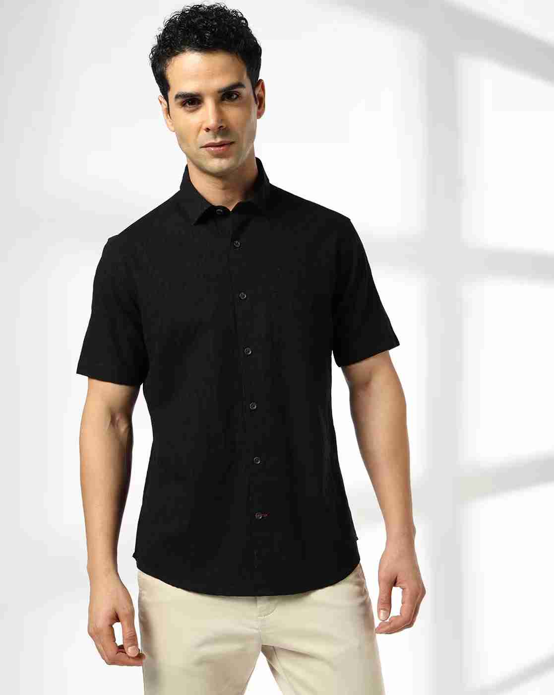 NETPLAY | Men Smart Fit Shirt with Patch Pocket|3