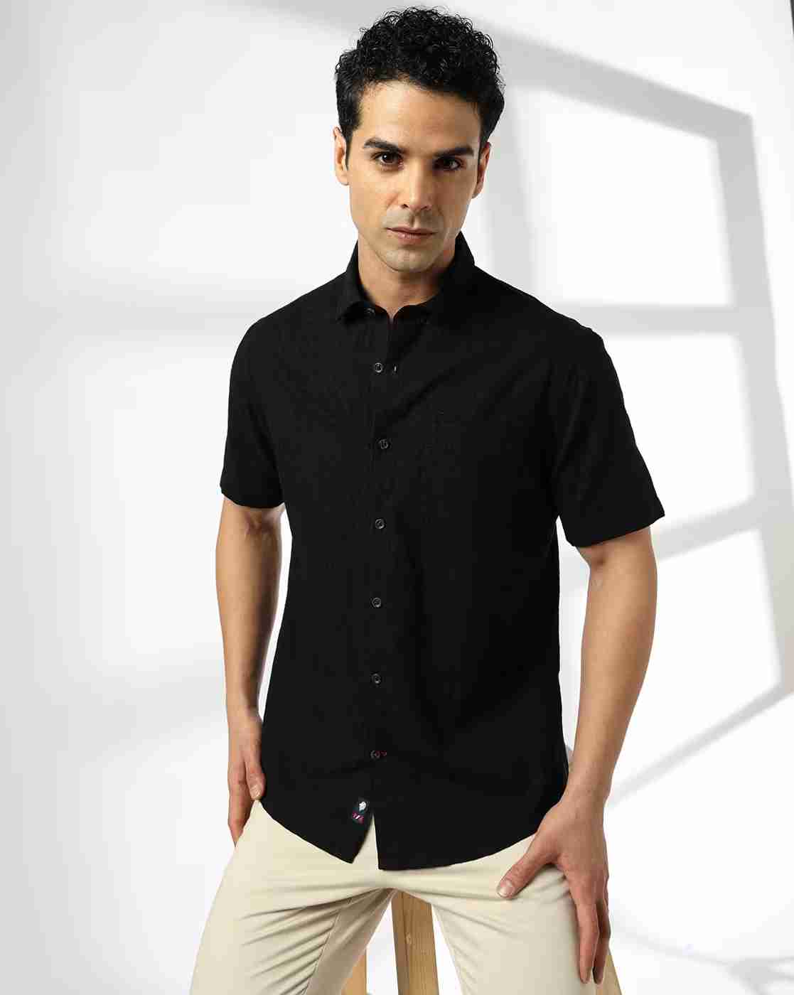 NETPLAY | Men Smart Fit Shirt with Patch Pocket|4