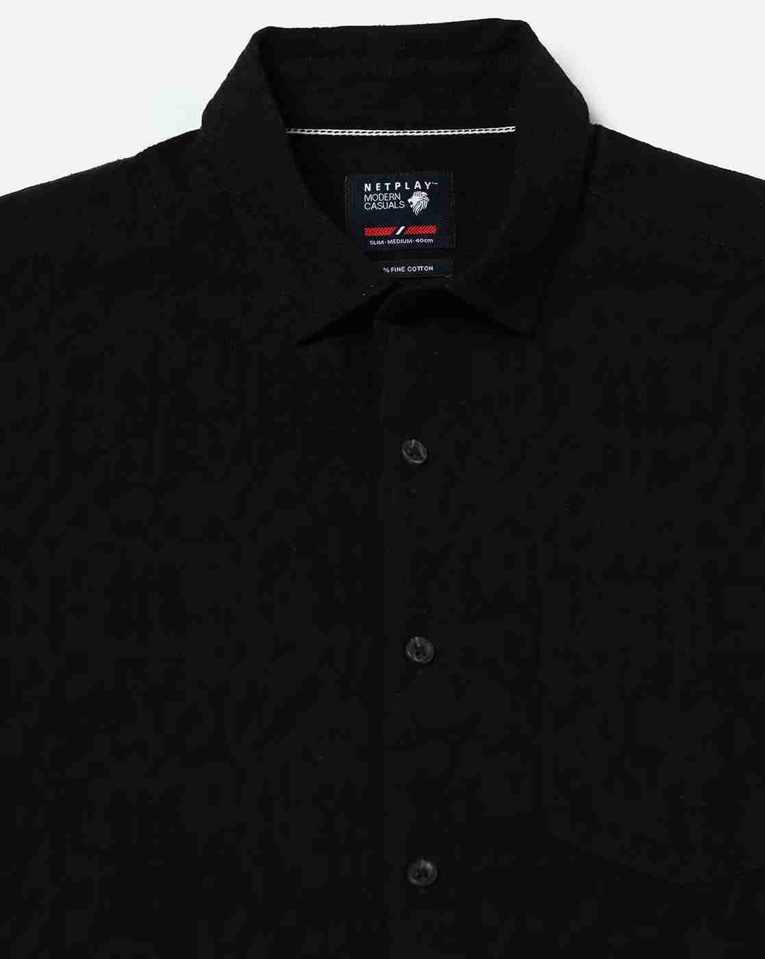 NETPLAY | Men Smart Fit Shirt with Patch Pocket|6