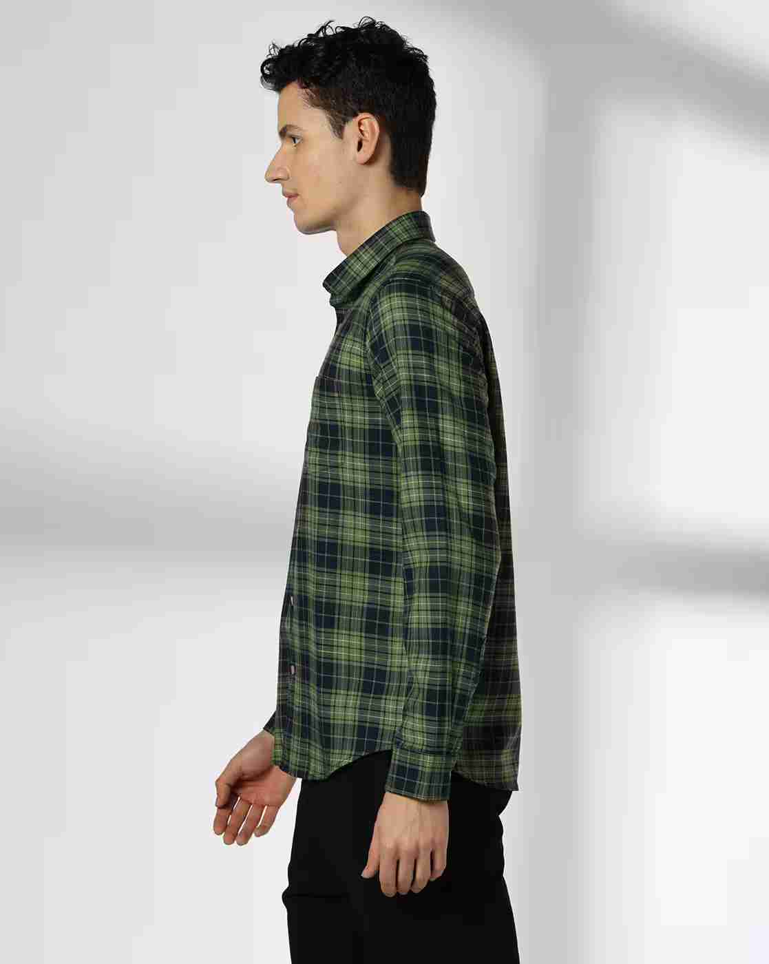 NETPLAY | Men Checked Smart Fit Shirt|1