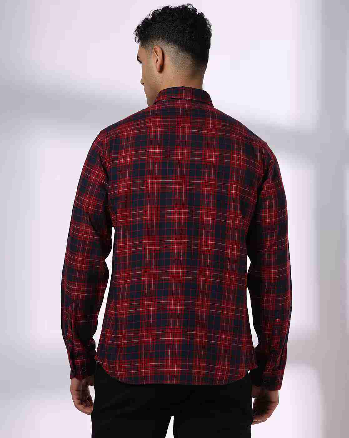 NETPLAY | Men Checked Smart Fit Shirt|2