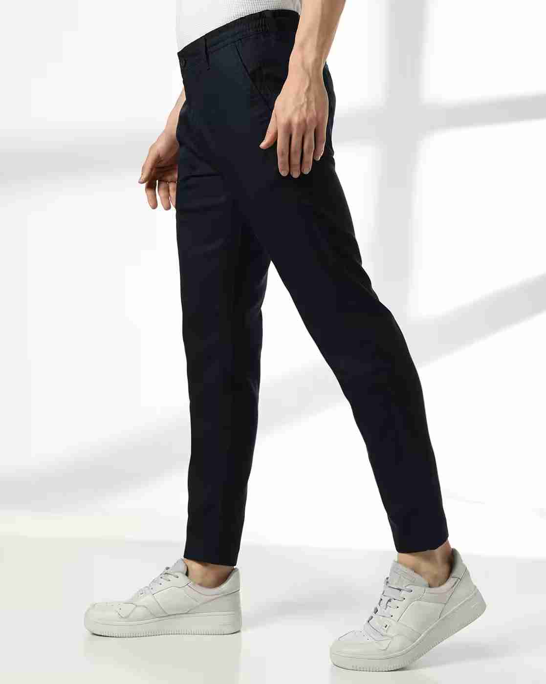 NETPLAY | Men Slim Fit Flat-Front Chinos|1