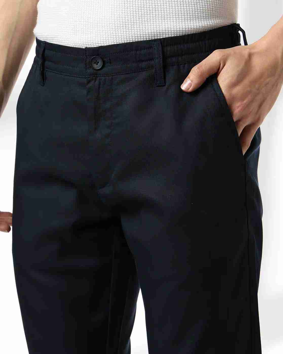 NETPLAY | Men Slim Fit Flat-Front Chinos|3