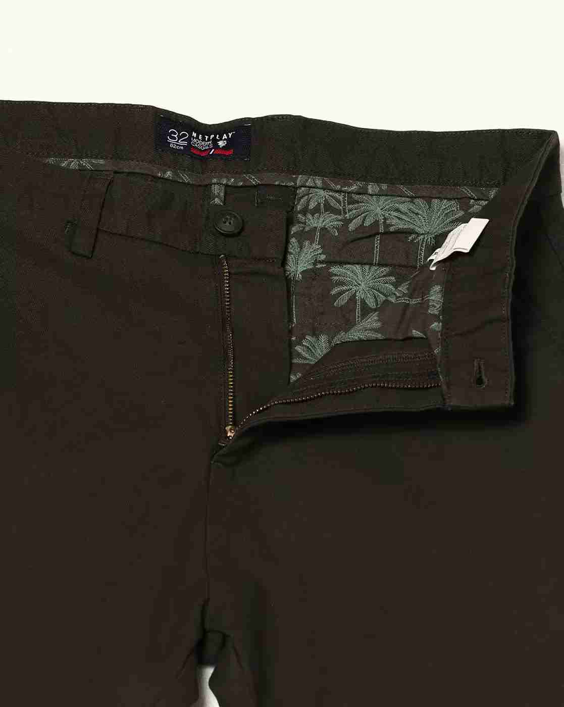 NETPLAY | Men Regular Fit Chinos|4