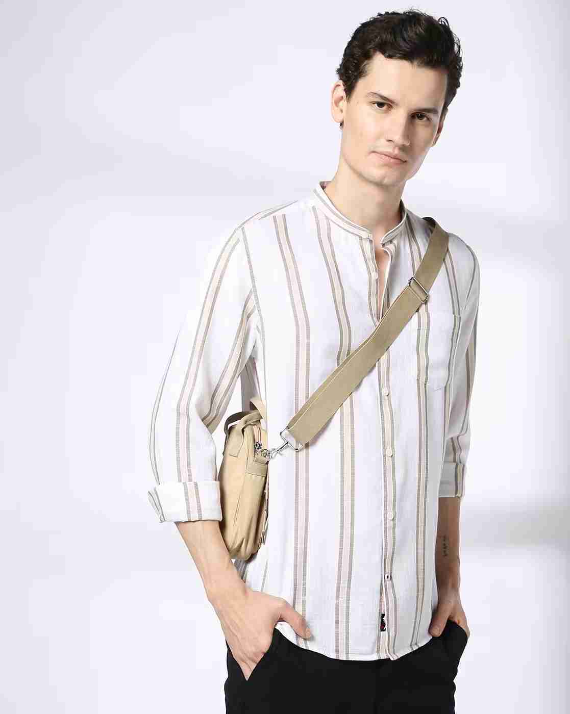 NETPLAY | Men Striped Smart Fit Shirt|0