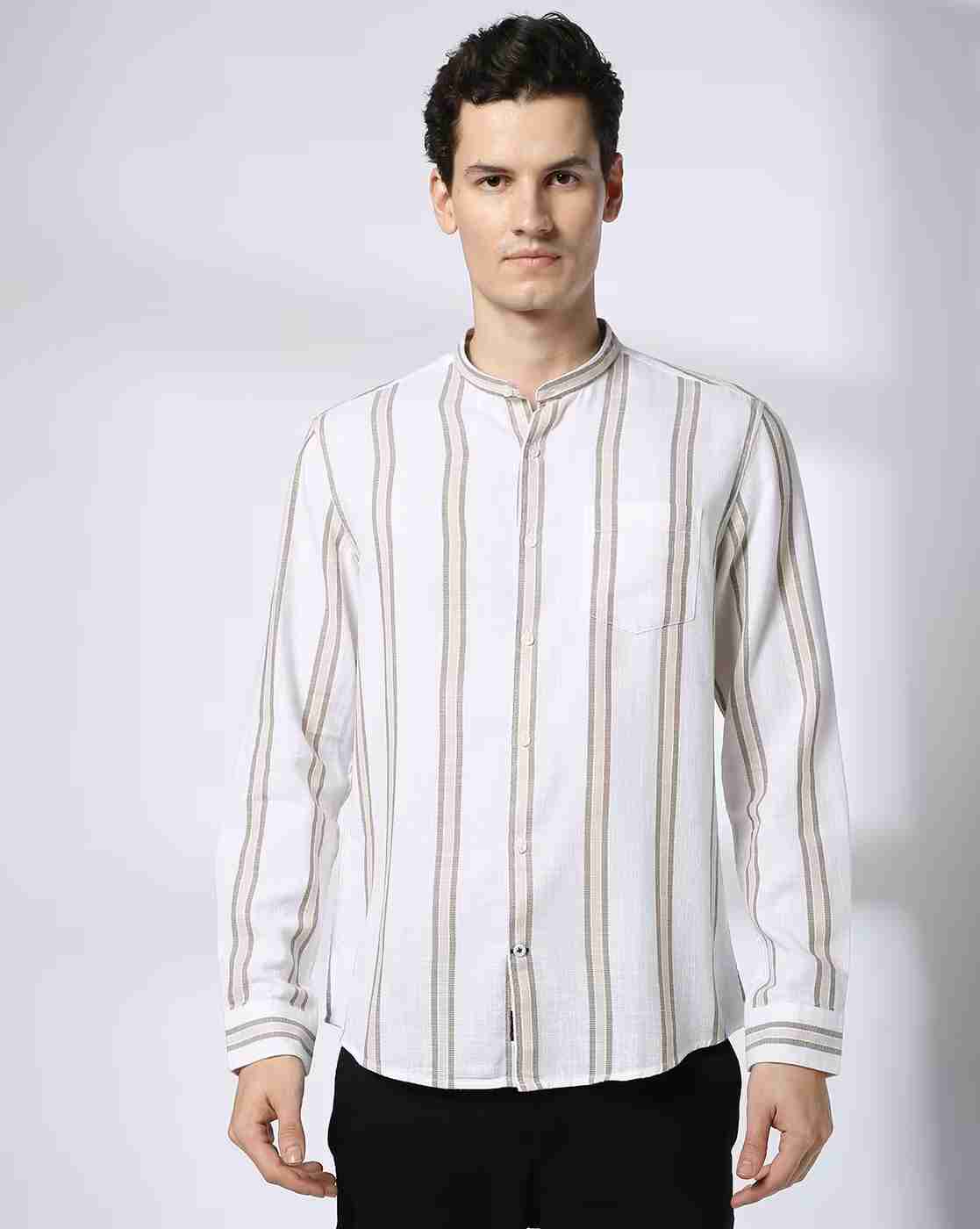 NETPLAY | Men Striped Smart Fit Shirt|1